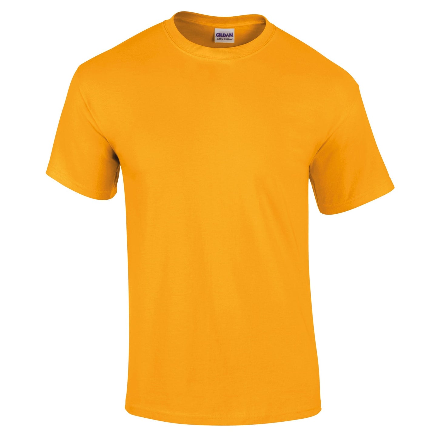 Gildan Ultra Cotton Adult T-Shirt Gold 100% Cotton Classic Fit Durable Tee