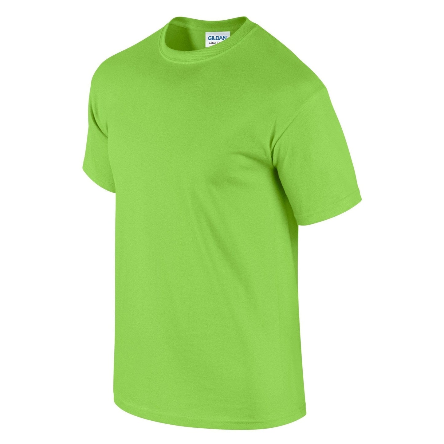 Gildan Ultra Cotton Adult T-Shirt Lime 100% Cotton Classic Fit Durable Tee