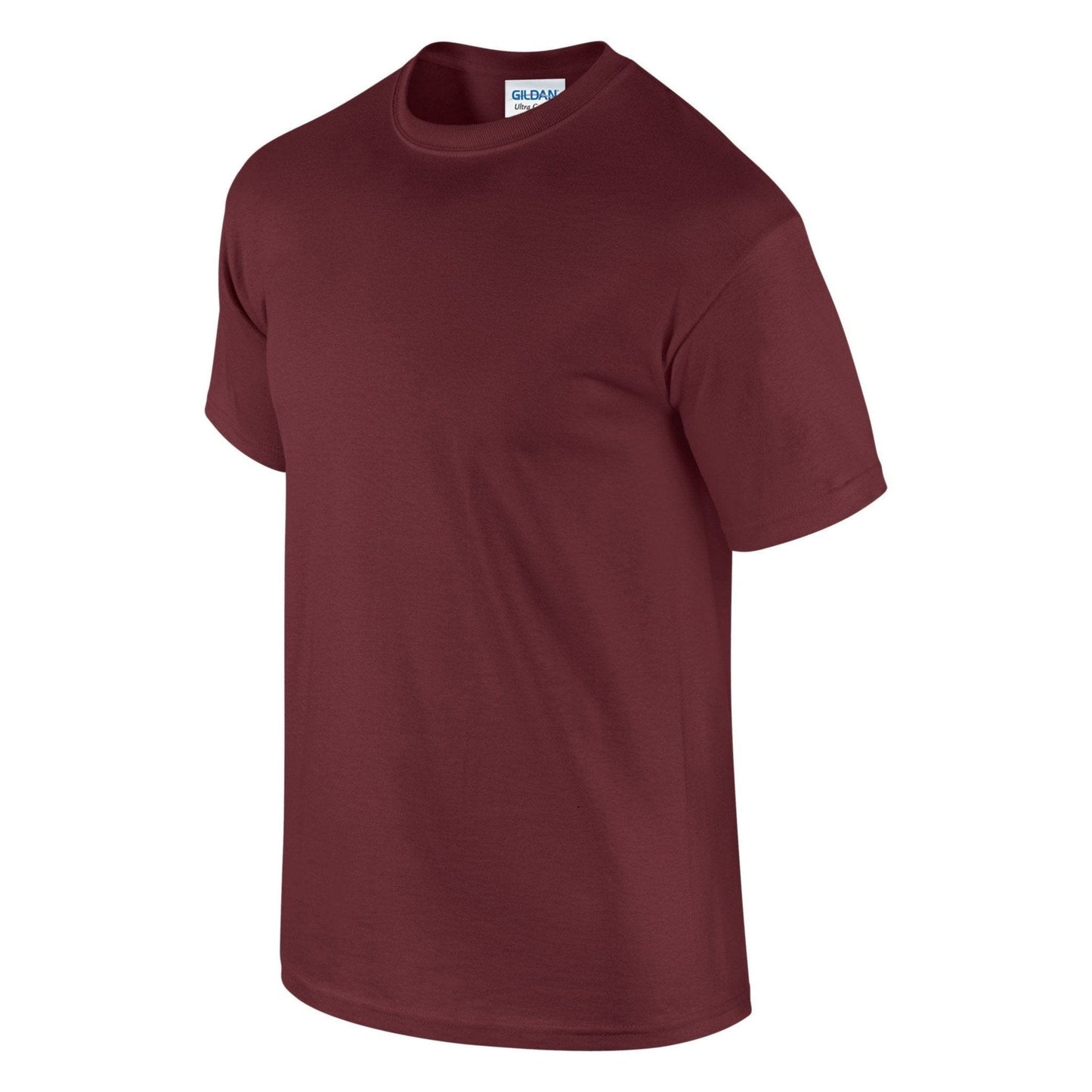 Gildan Ultra Cotton Adult T-Shirt Maroon 100% Cotton Classic Fit Durable Tee