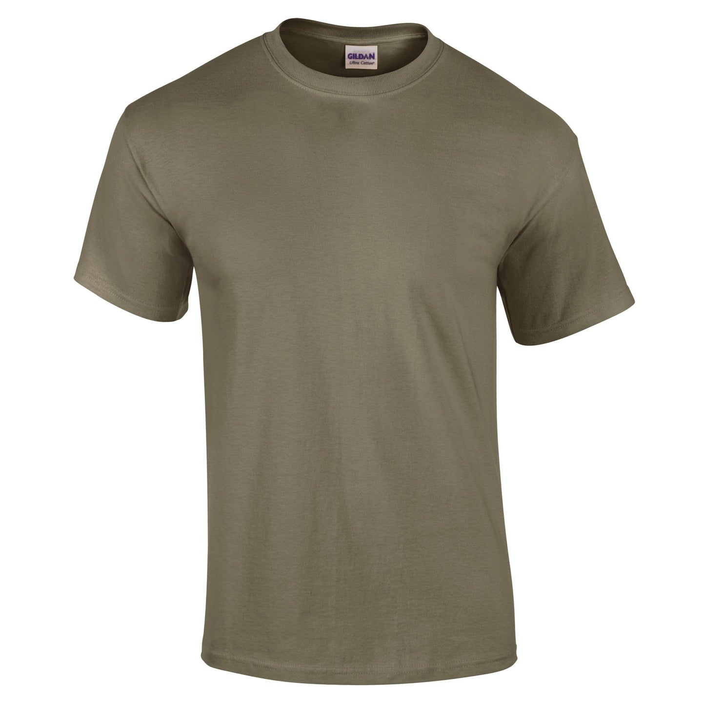 Gildan Ultra Cotton Adult T-Shirt Prairie Dust 100% Cotton Classic Fit