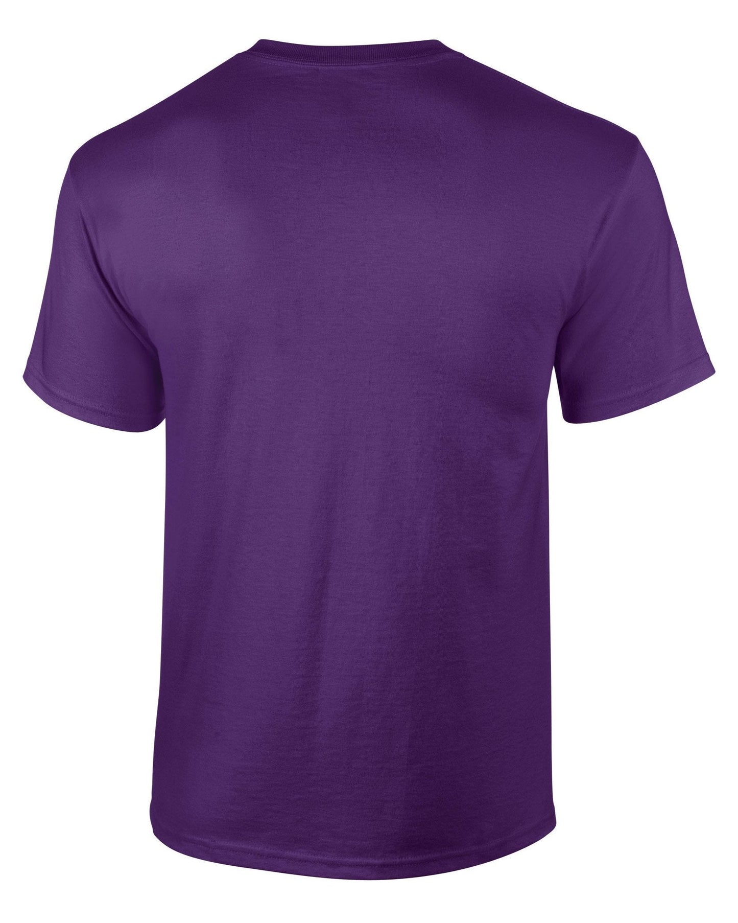Gildan Ultra Cotton Adult T-Shirt Purple 100% Cotton Classic Fit Heavyweight