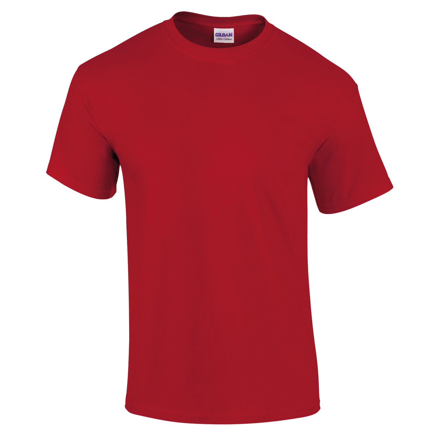 Gildan Ultra Cotton Adult T-Shirt Red 100% Cotton Classic Fit Heavyweight Tee