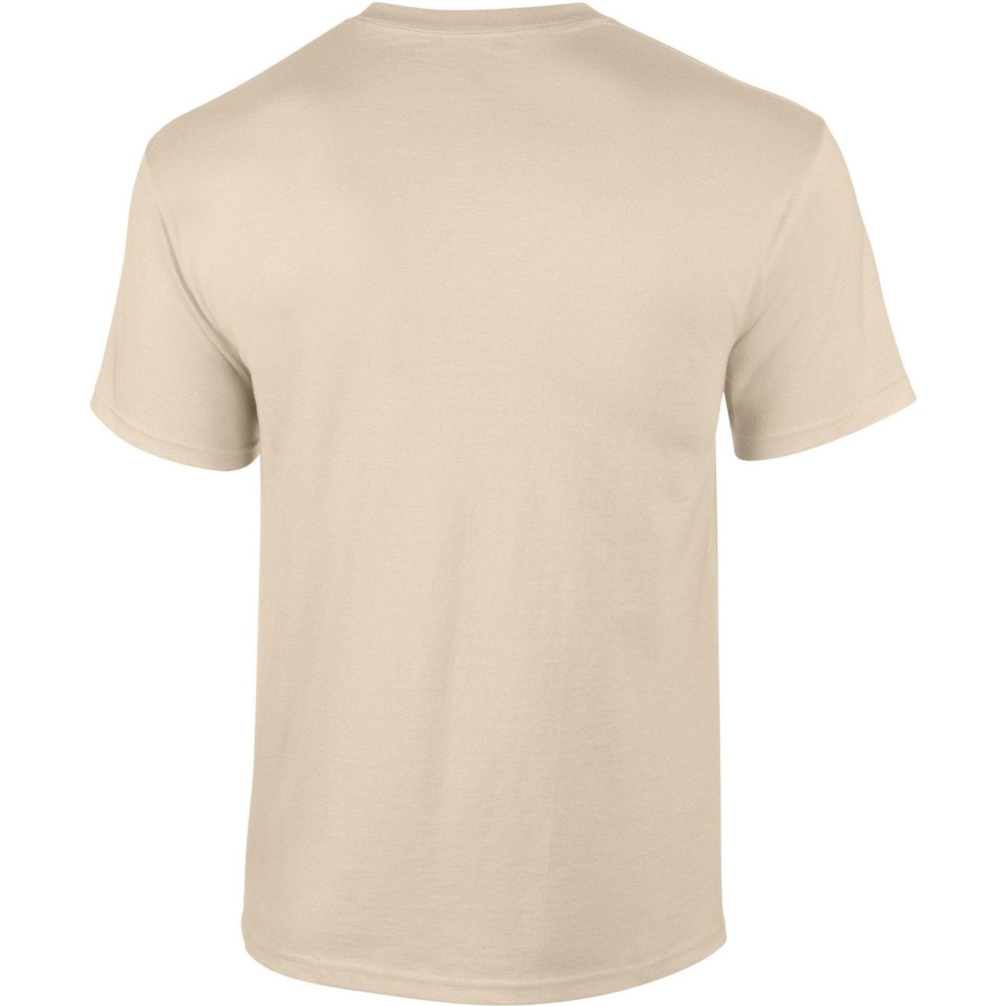 Gildan Ultra Cotton Adult T-Shirt Sand 100% Cotton Classic Fit Durable Tee