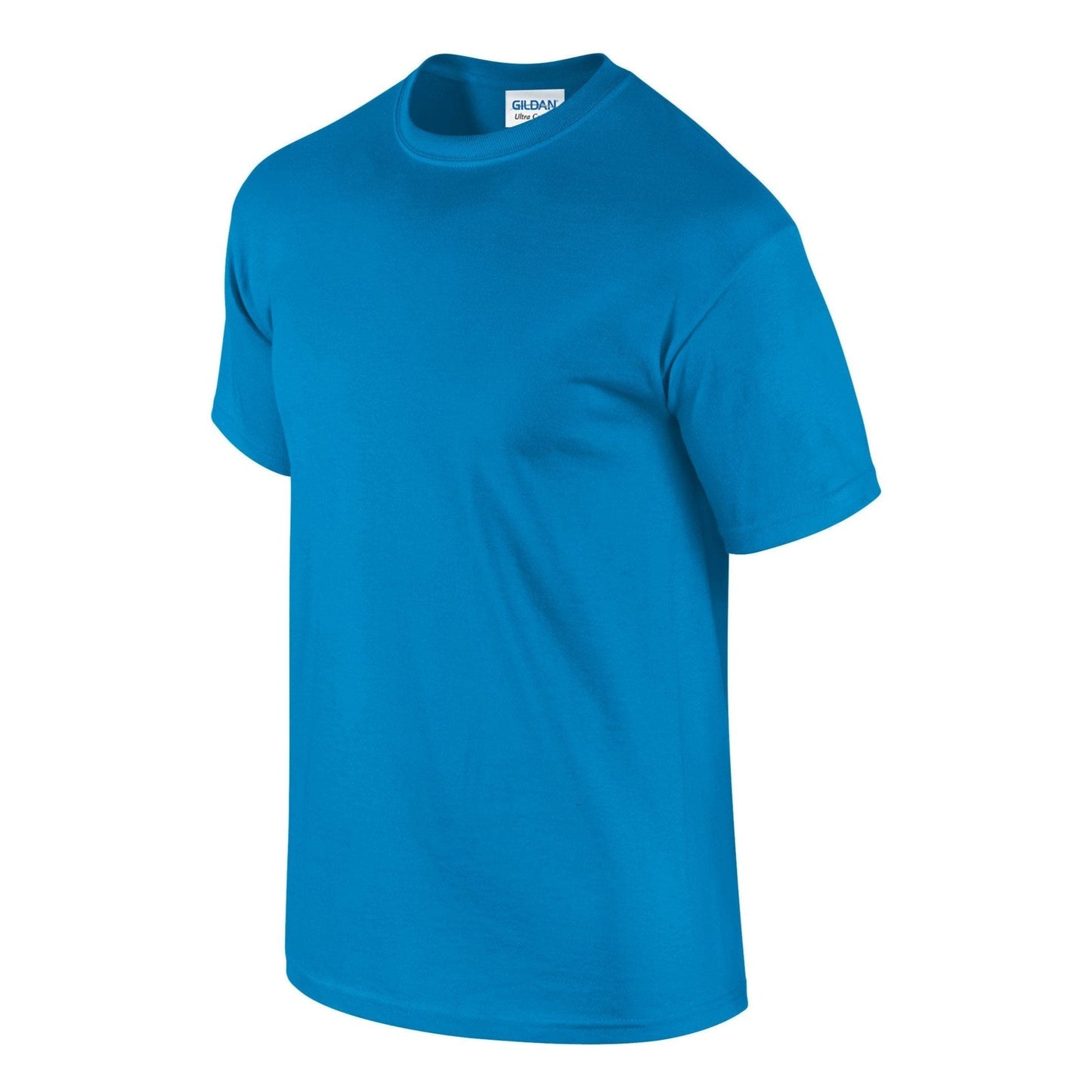 Gildan Ultra Cotton Adult T-Shirt Sapphire 100% Cotton Classic Fit Durable Tee