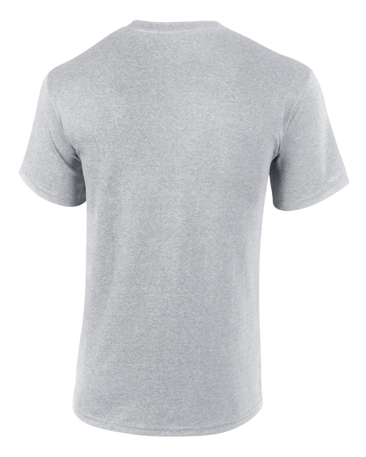 Gildan Ultra Cotton Adult T-Shirt Sport Grey 100% Cotton Classic Fit