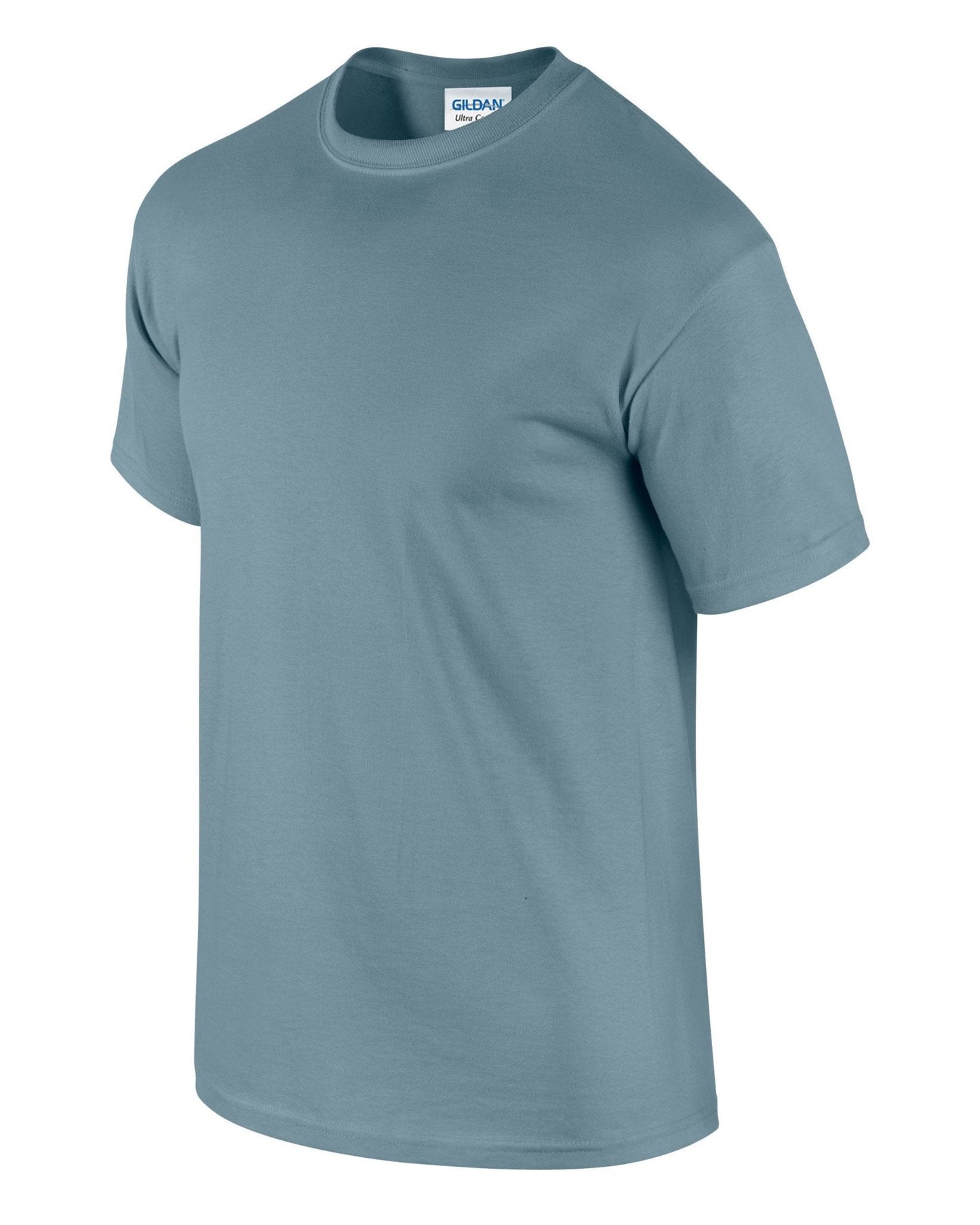 Gildan Ultra Cotton Adult T-Shirt Stone Blue 100% Cotton Classic Fit