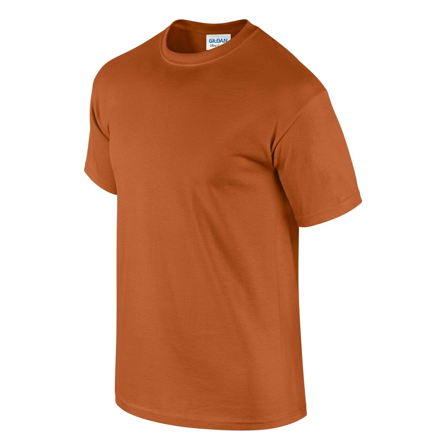 Gildan Ultra Cotton Adult T-Shirt Texas Orange 100% Cotton Classic Fit