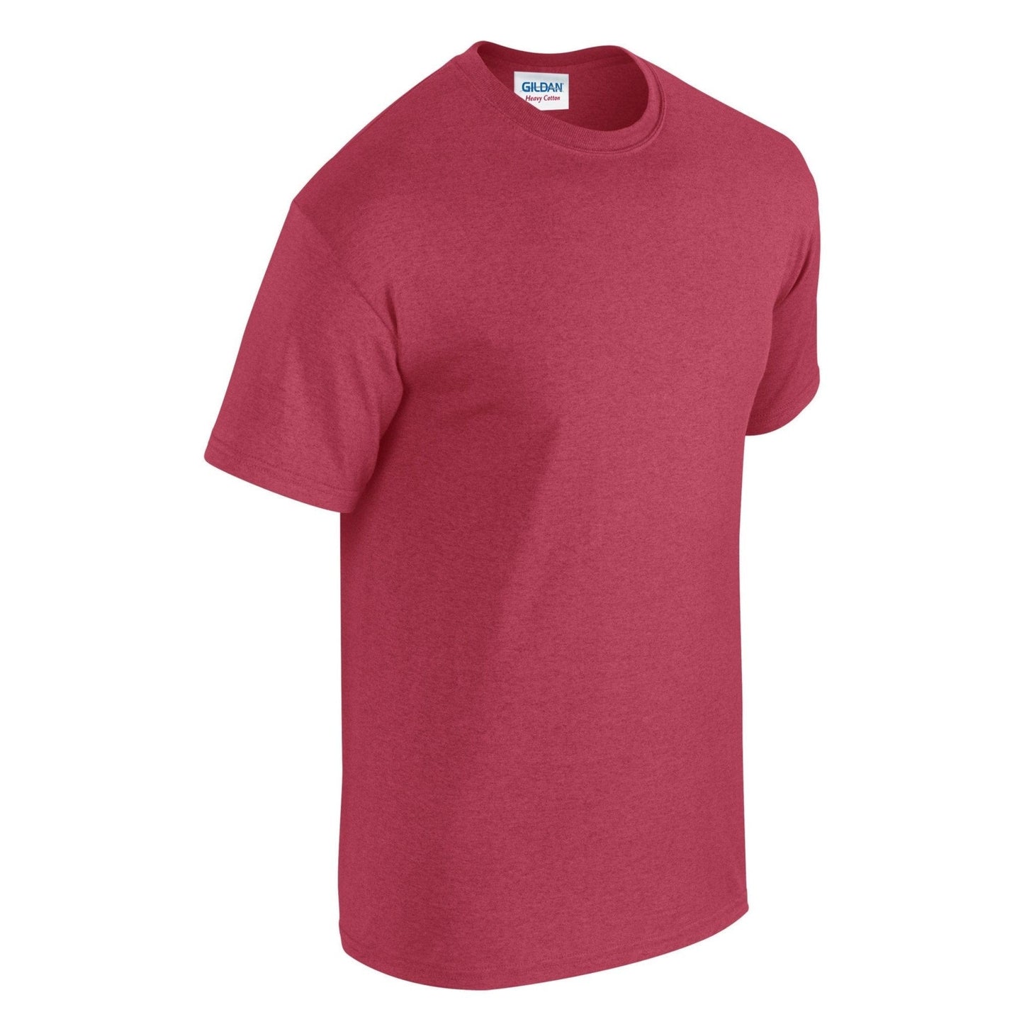 Gildan Heavy Cotton Adult T-Shirt Antique Cherry Red Soft Pre-Shrunk Jersey