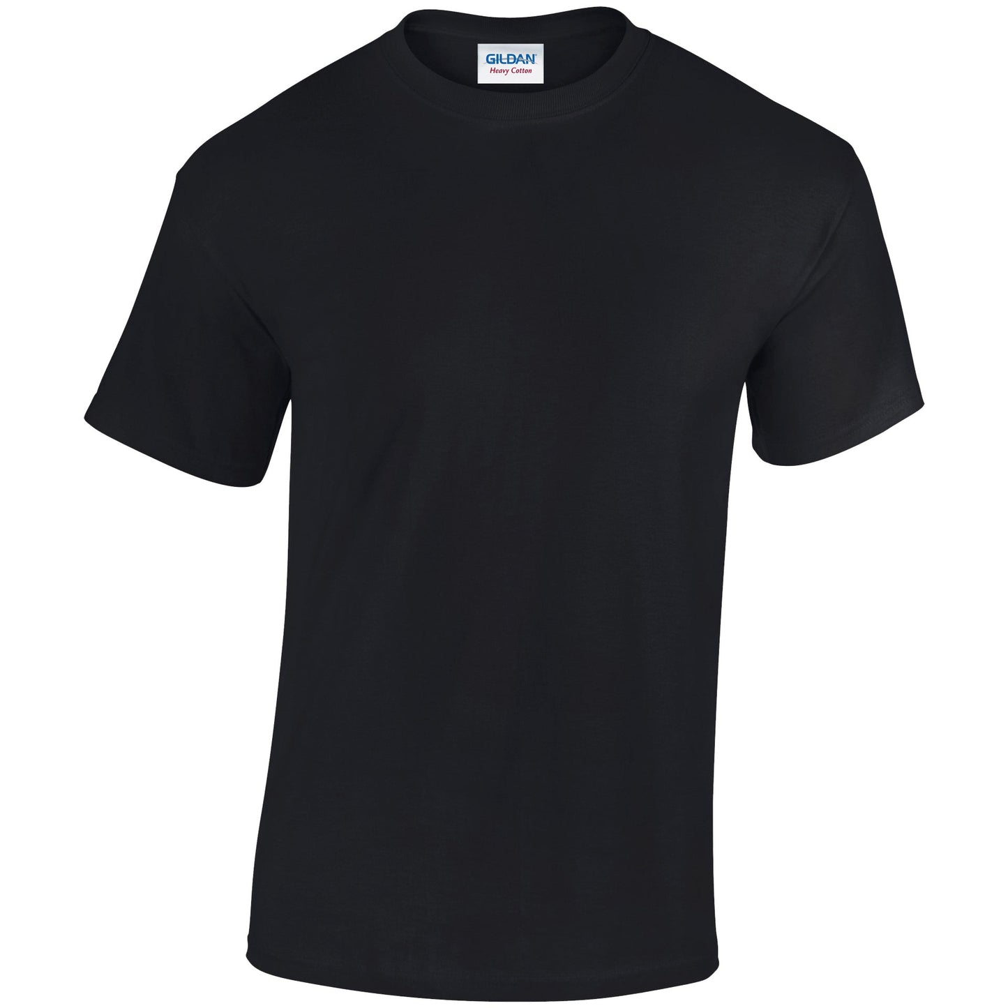 Gildan Heavy Cotton Adult T-Shirt Black 100% Cotton Pre-Shrunk Soft Tee