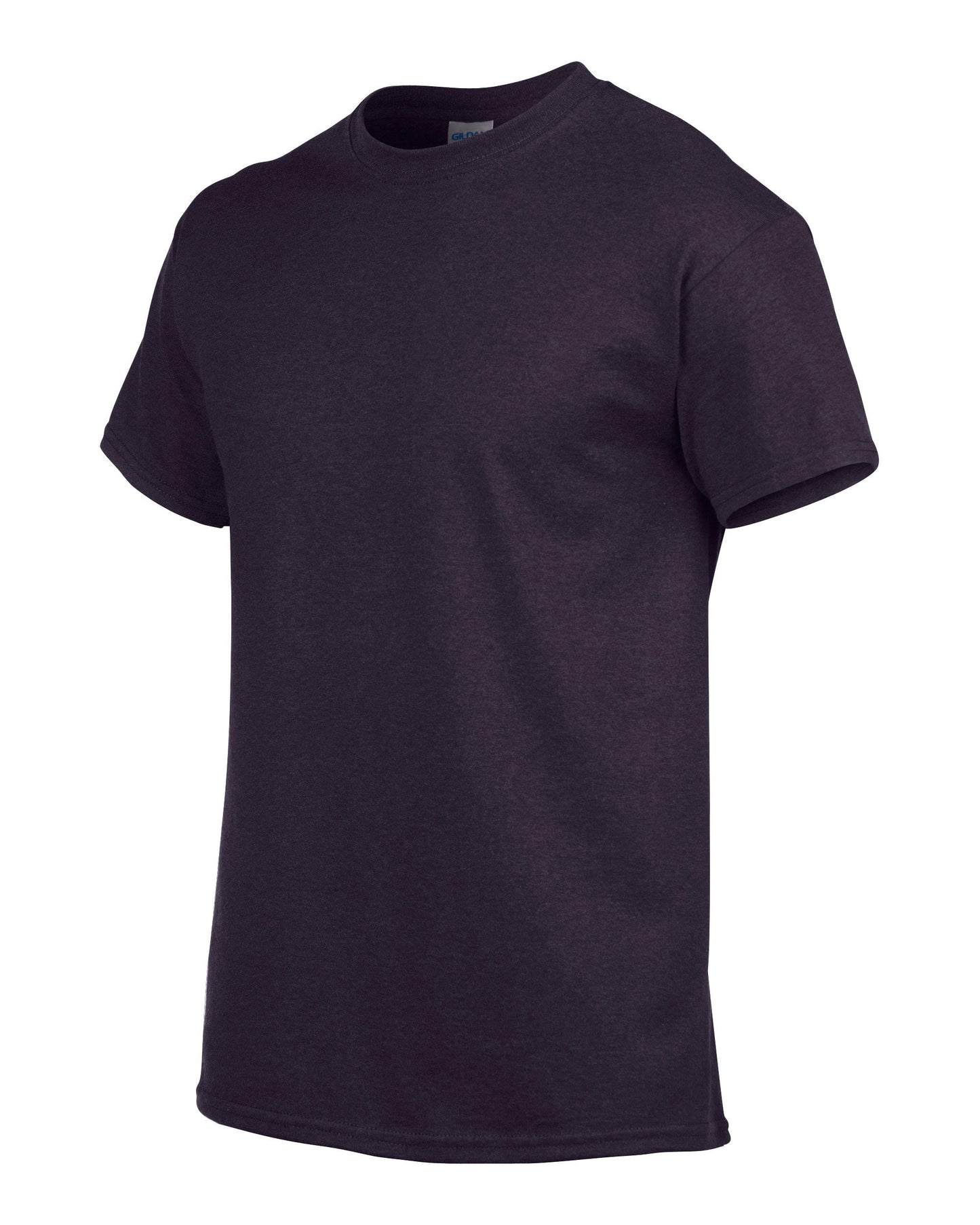 Gildan Heavy Cotton Adult T-Shirt Blackberry 100% Cotton Pre-Shrunk Tee