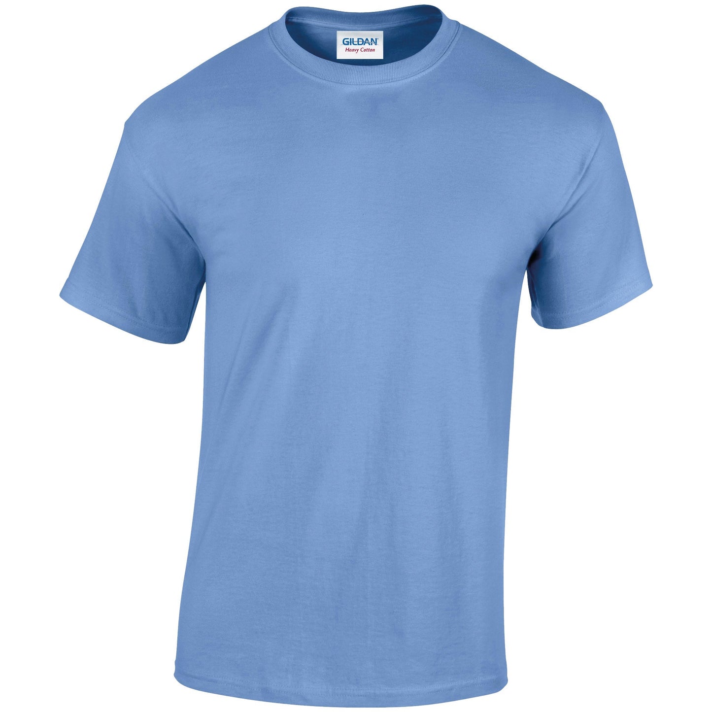 Gildan Heavy Cotton Adult T-Shirt Carolina Blue 100% Cotton Pre-Shrunk Tee