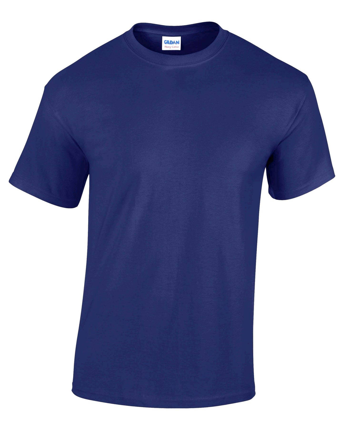Gildan Heavy Cotton Adult T-Shirt Cobalt 100% Cotton Pre-Shrunk Soft Tee
