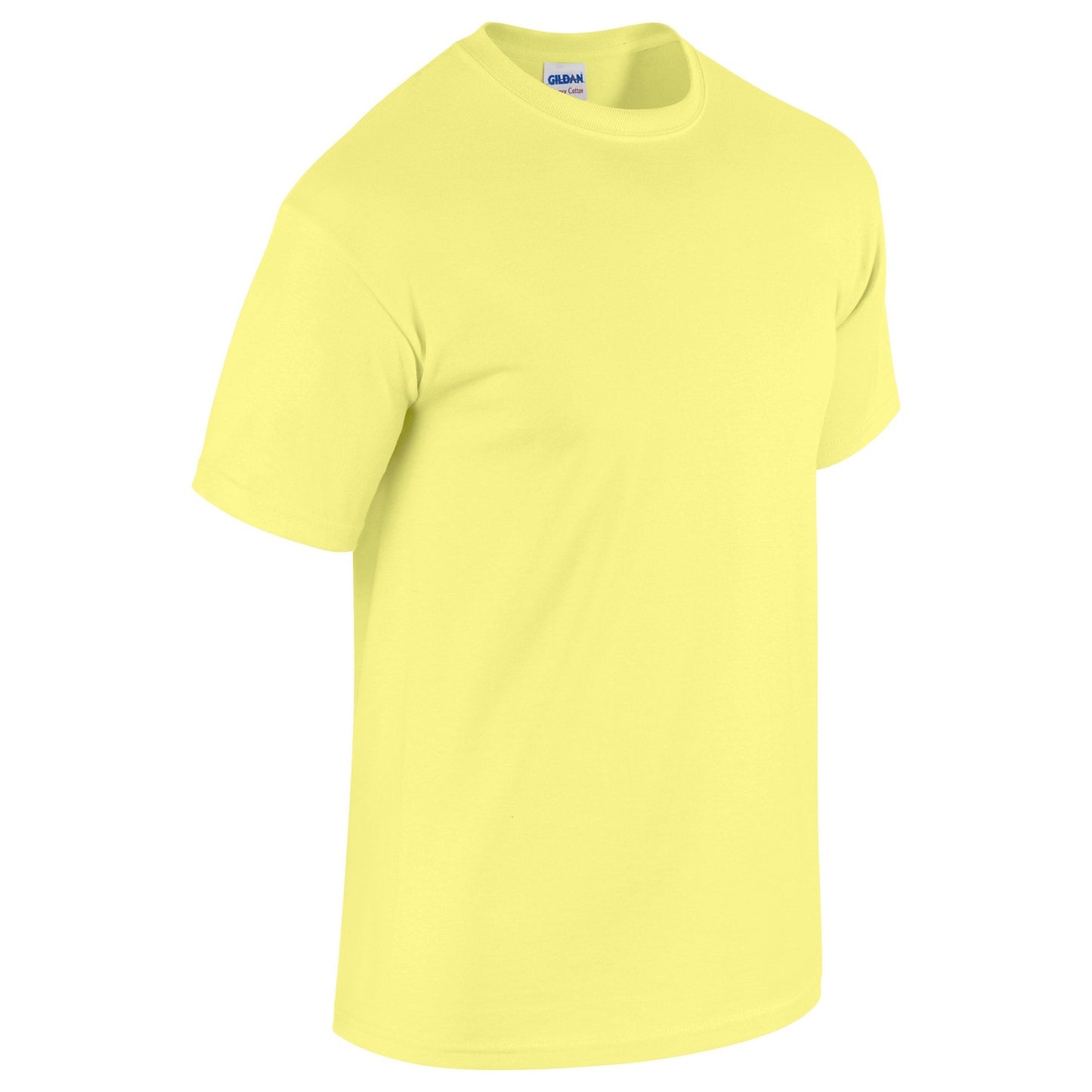 Gildan Heavy Cotton Adult T-Shirt Cornsilk 100% Cotton Pre-Shrunk Soft Tee
