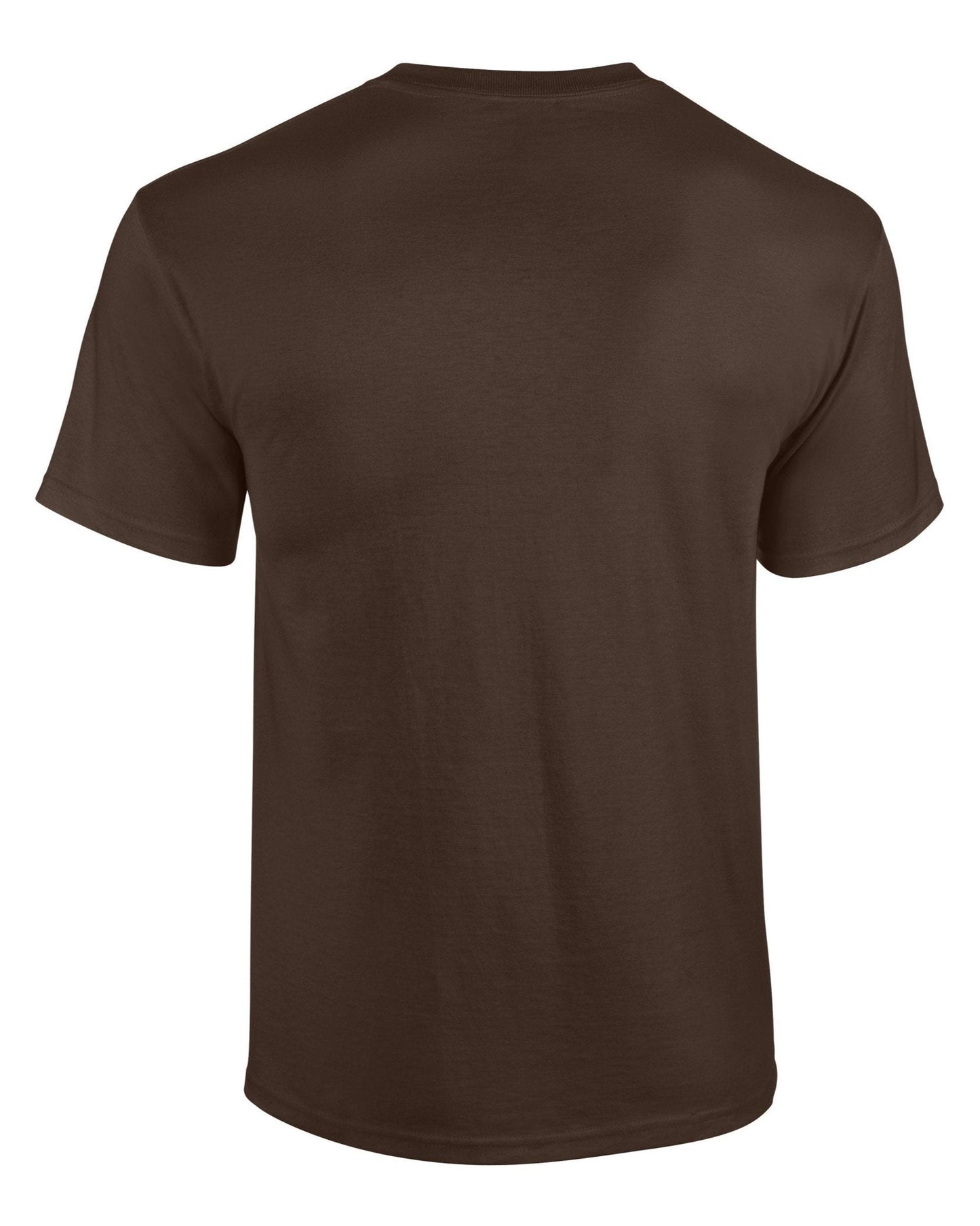 Gildan Heavy Cotton Adult T-Shirt Dark Chocolate 100% Cotton Pre-Shrunk Tee