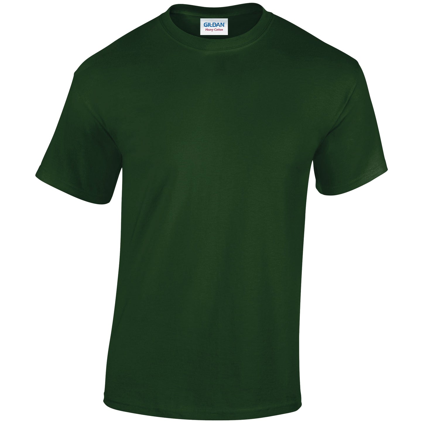 Gildan Heavy Cotton Adult T-Shirt Forest 100% Cotton Pre-Shrunk Soft Tee