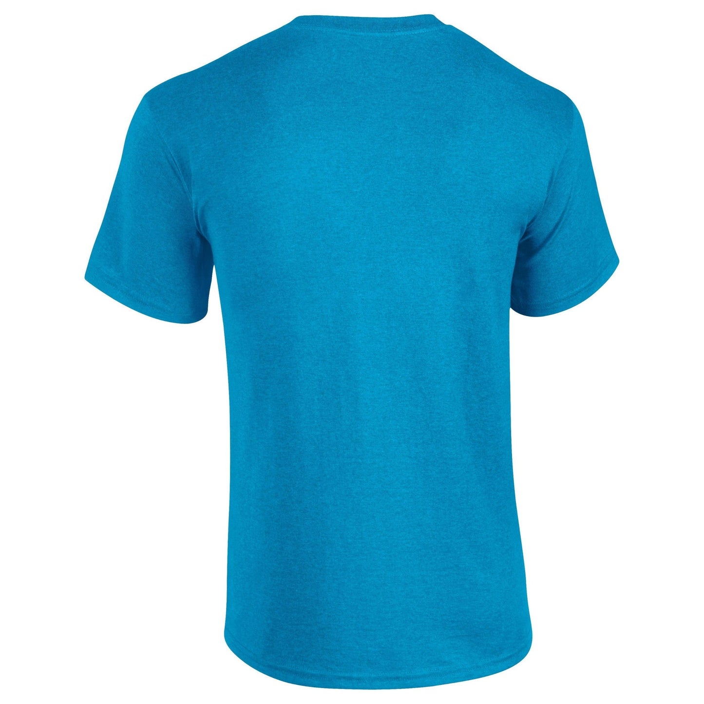 Gildan Heavy Cotton Adult T-Shirt Heather Sapphire Soft Pre-Shrunk Jersey