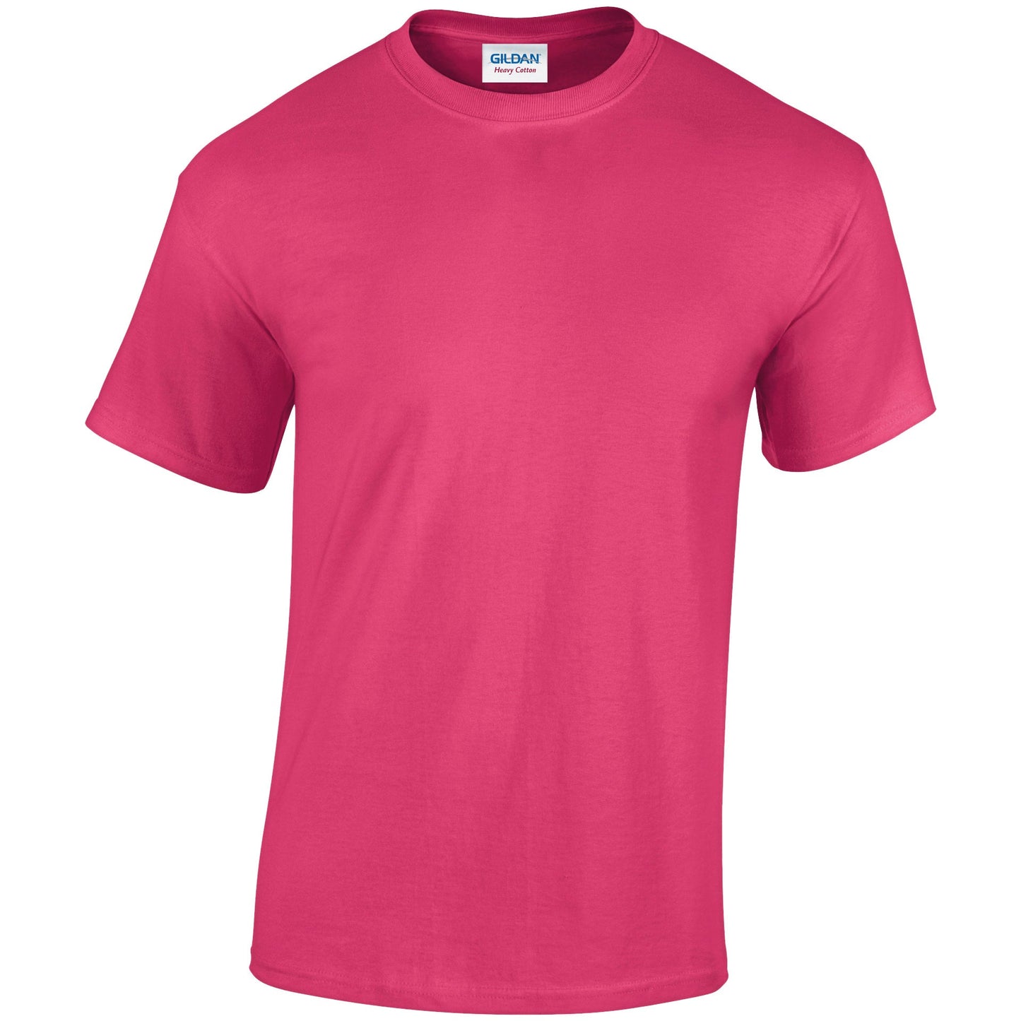 Gildan Heavy Cotton Adult T-Shirt Heliconia 100% Cotton Pre-Shrunk Tee