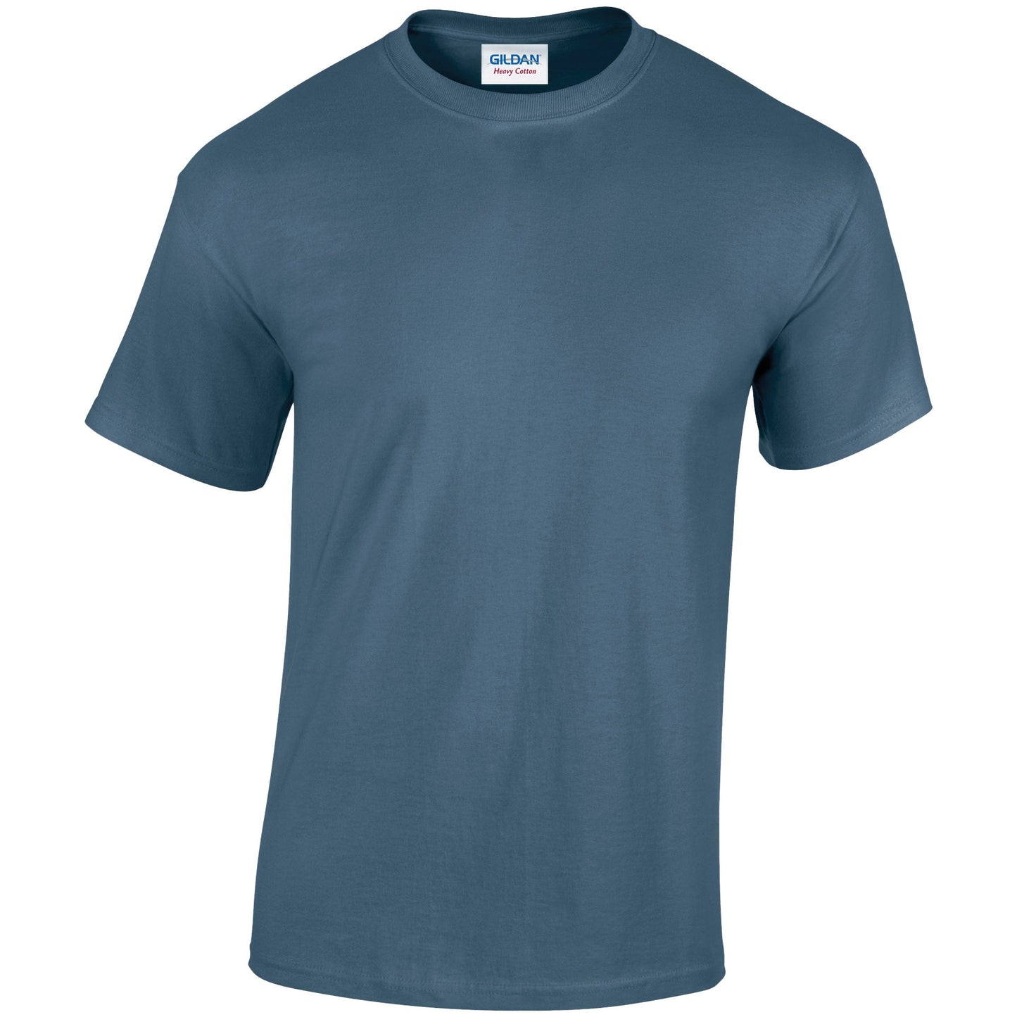 Gildan Heavy Cotton Adult T-Shirt Indigo Blue 100% Cotton Pre-Shrunk Tee