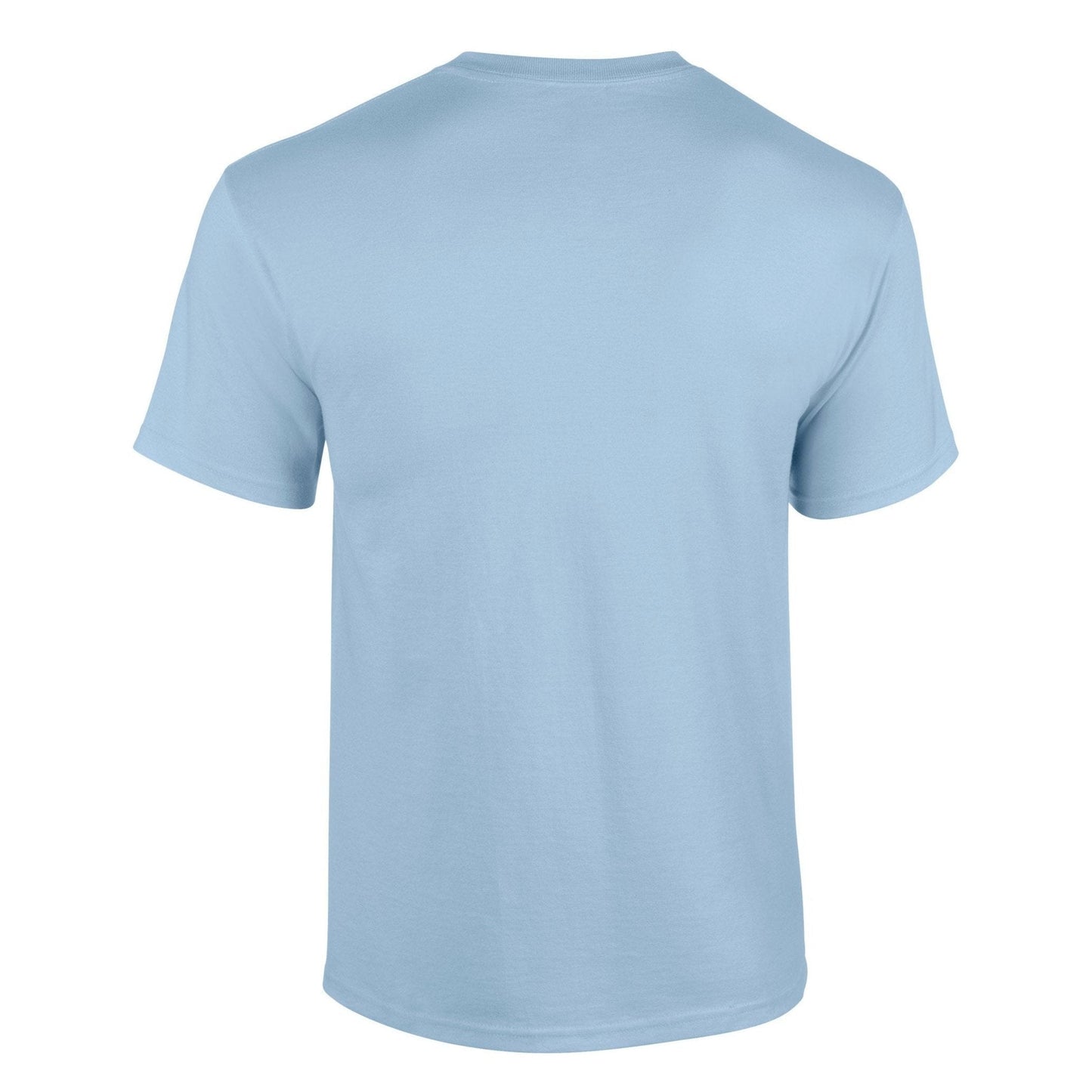 Gildan Heavy Cotton Adult T-Shirt Light Blue 100% Cotton Pre-Shrunk Soft Tee