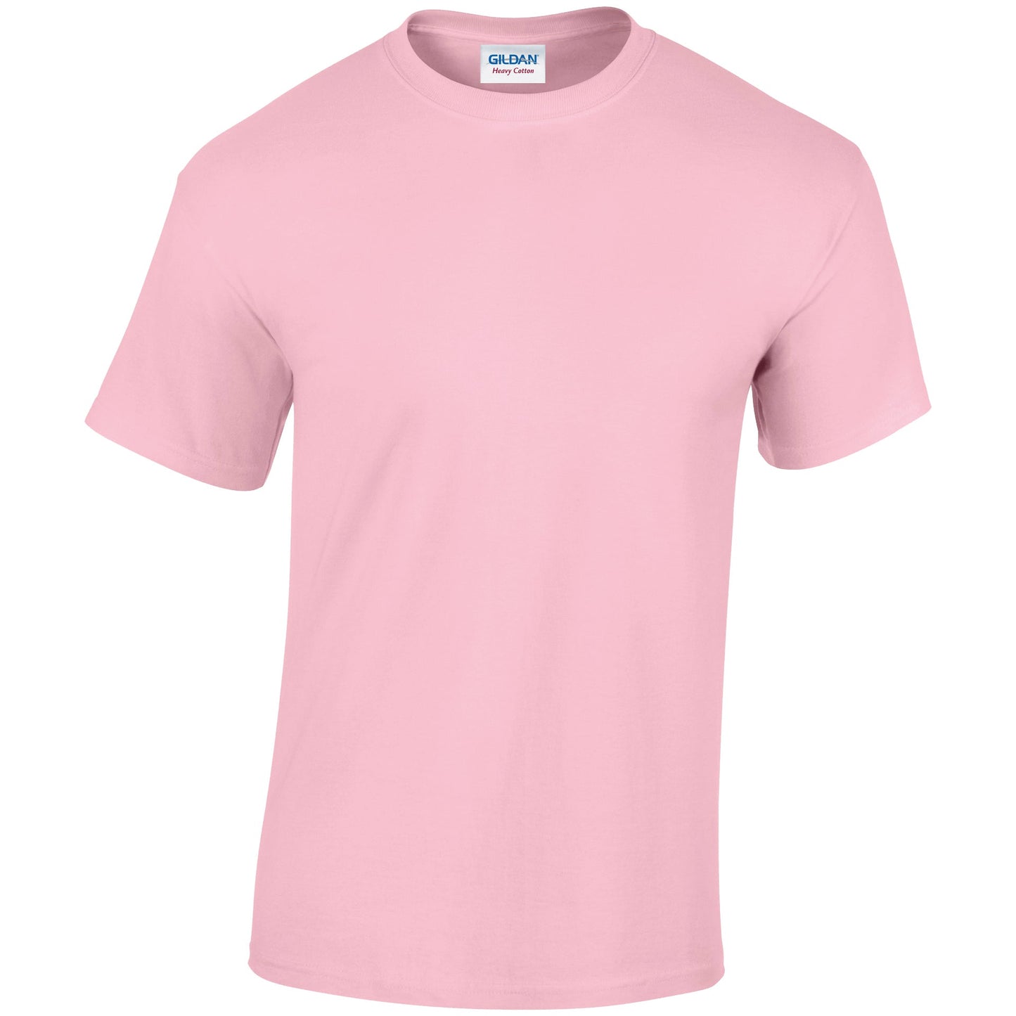 Gildan Heavy Cotton Adult T-Shirt Light Pink 100% Cotton Pre-Shrunk Soft Tee