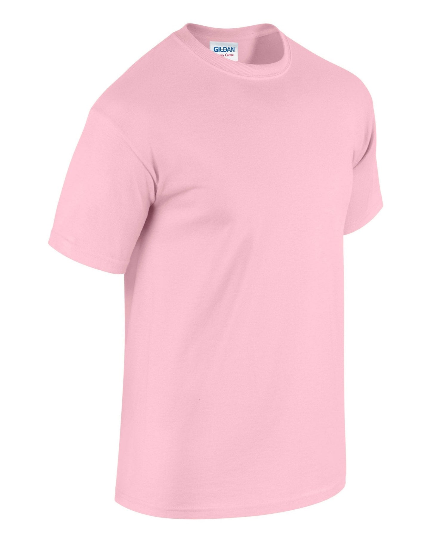 Gildan Heavy Cotton Adult T-Shirt Light Pink 100% Cotton Pre-Shrunk Soft Tee
