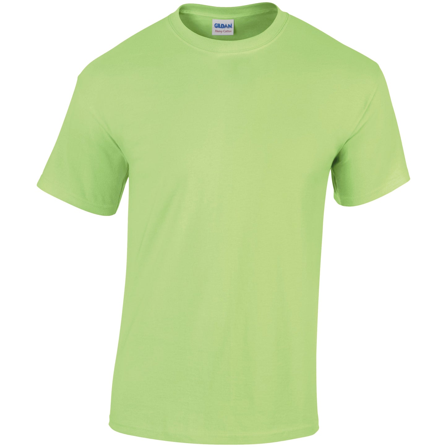 Gildan Heavy Cotton Adult T-Shirt Mint 100% Cotton Pre-Shrunk Soft Tee