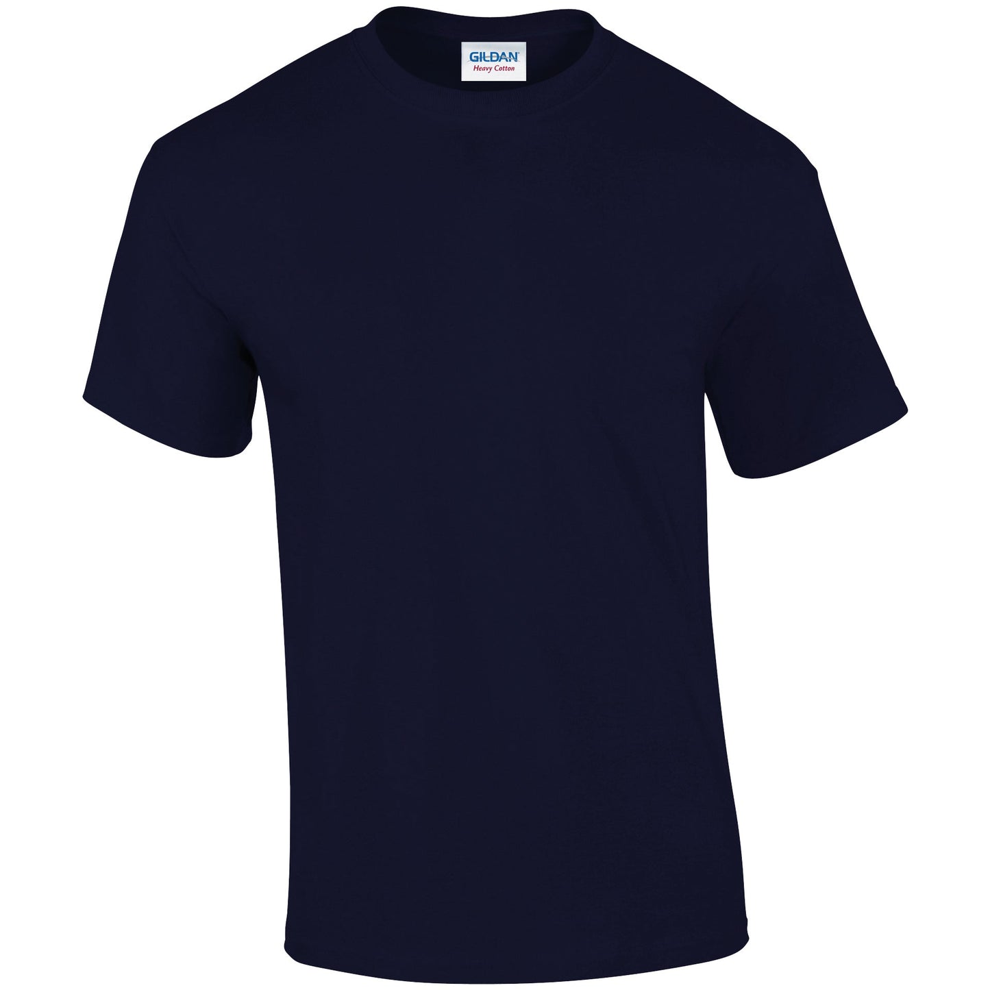 Gildan Heavy Cotton Adult T-Shirt Navy 100% Cotton Pre-Shrunk Soft Tee