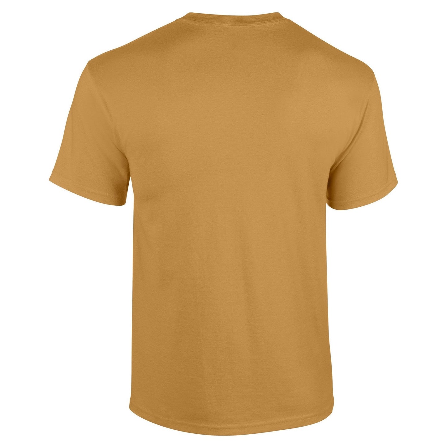 Gildan Heavy Cotton Adult T-Shirt Old Gold 100% Cotton Pre-Shrunk Soft Tee
