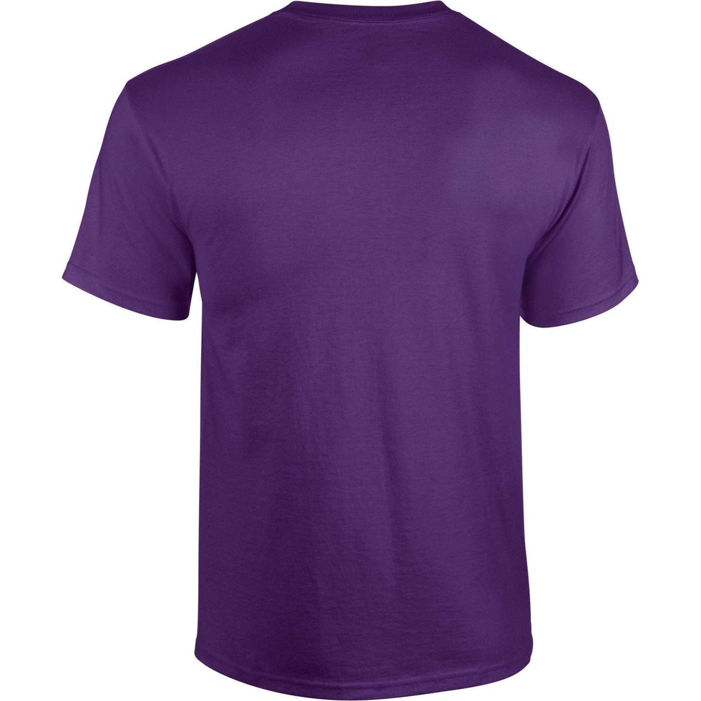 Gildan Heavy Cotton Adult T-Shirt Purple 100% Cotton Pre-Shrunk Soft Tee