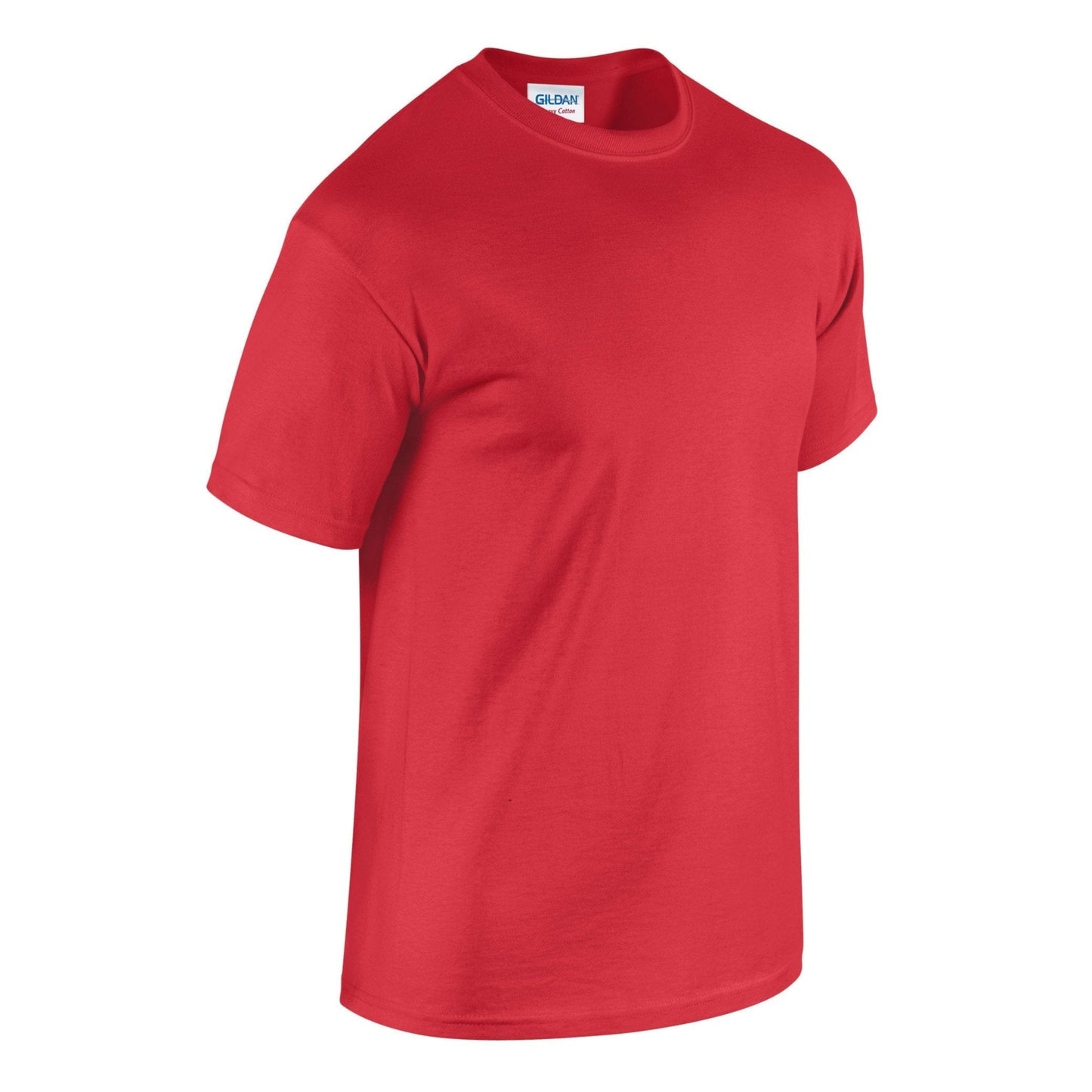 Gildan Heavy Cotton Adult T-Shirt Red 100% Cotton Pre-Shrunk Soft Tee