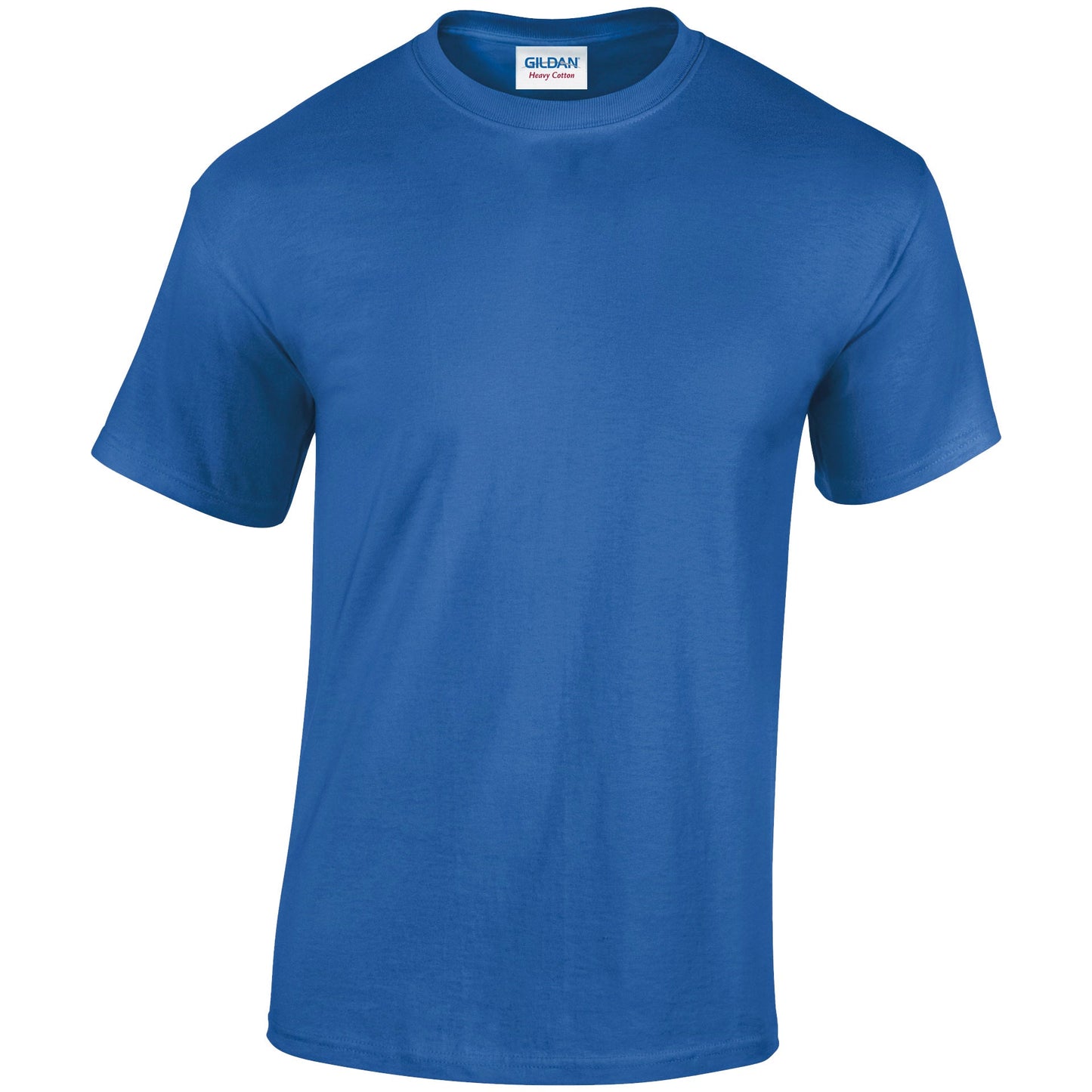 Gildan Heavy Cotton Adult T-Shirt Royal Blue 100% Cotton Pre-Shrunk Tee