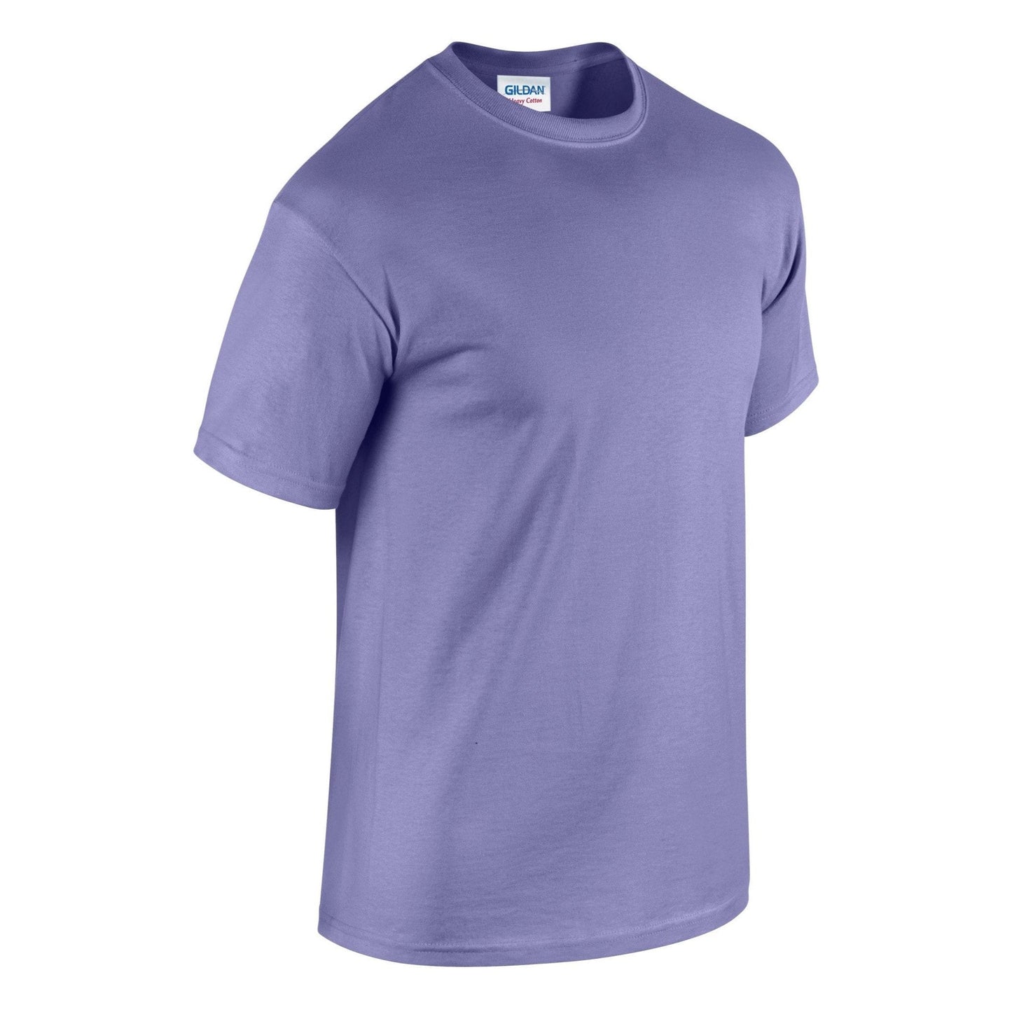 Gildan Heavy Cotton Adult T-Shirt Violet 100% Cotton Pre-Shrunk Soft Tee