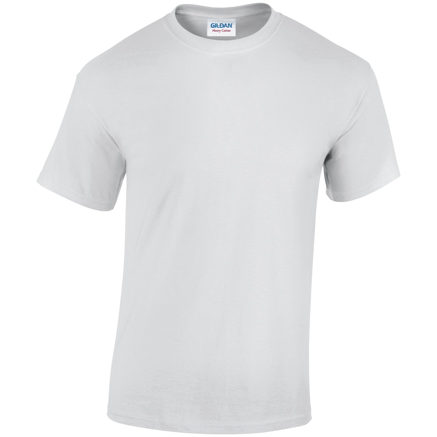 Gildan Heavy Cotton Adult T-Shirt White 100% Cotton Pre-Shrunk Soft Tee