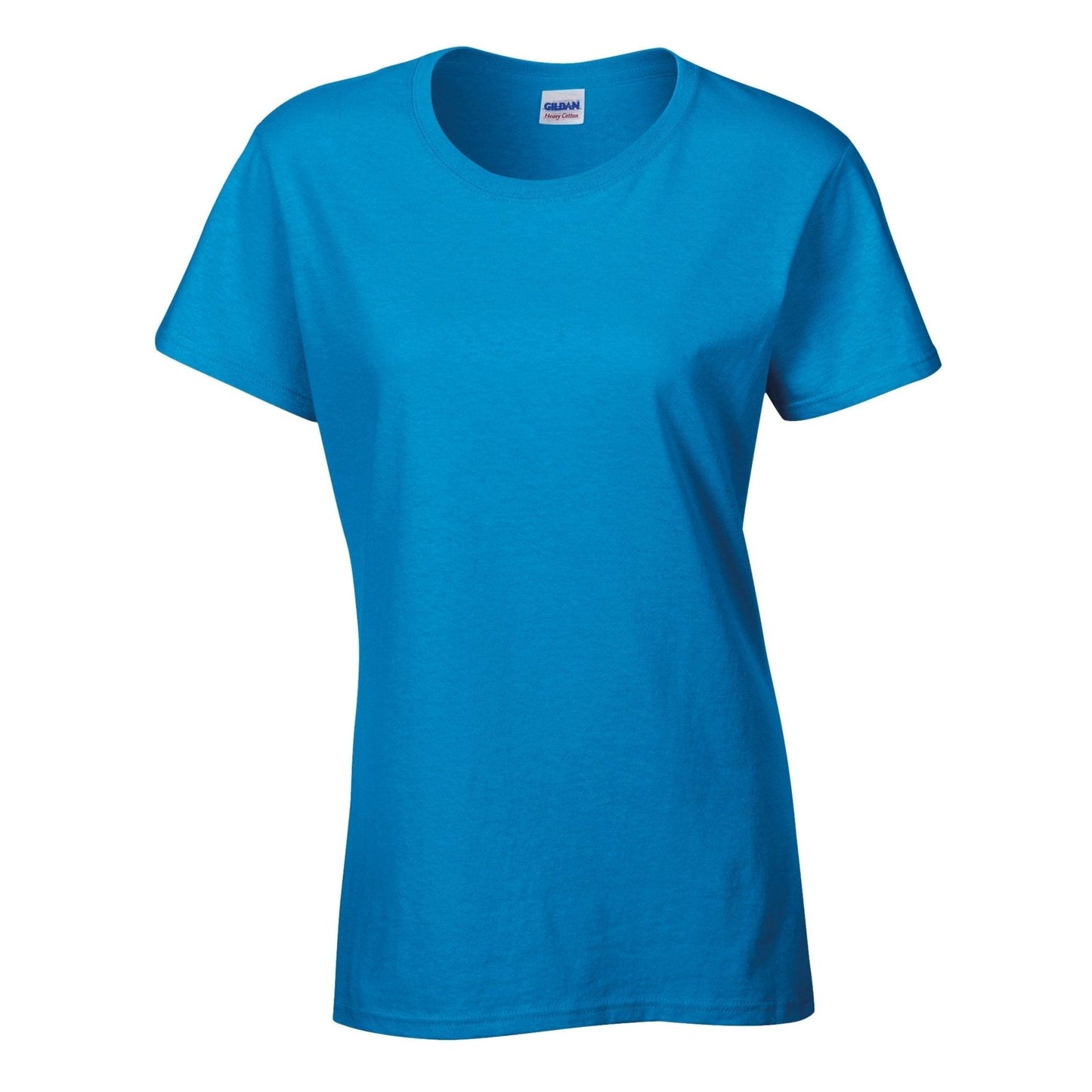 Gildan Heavy Cotton Women's T-Shirt Semi-Fitted Cap Sleeves Various Sizes