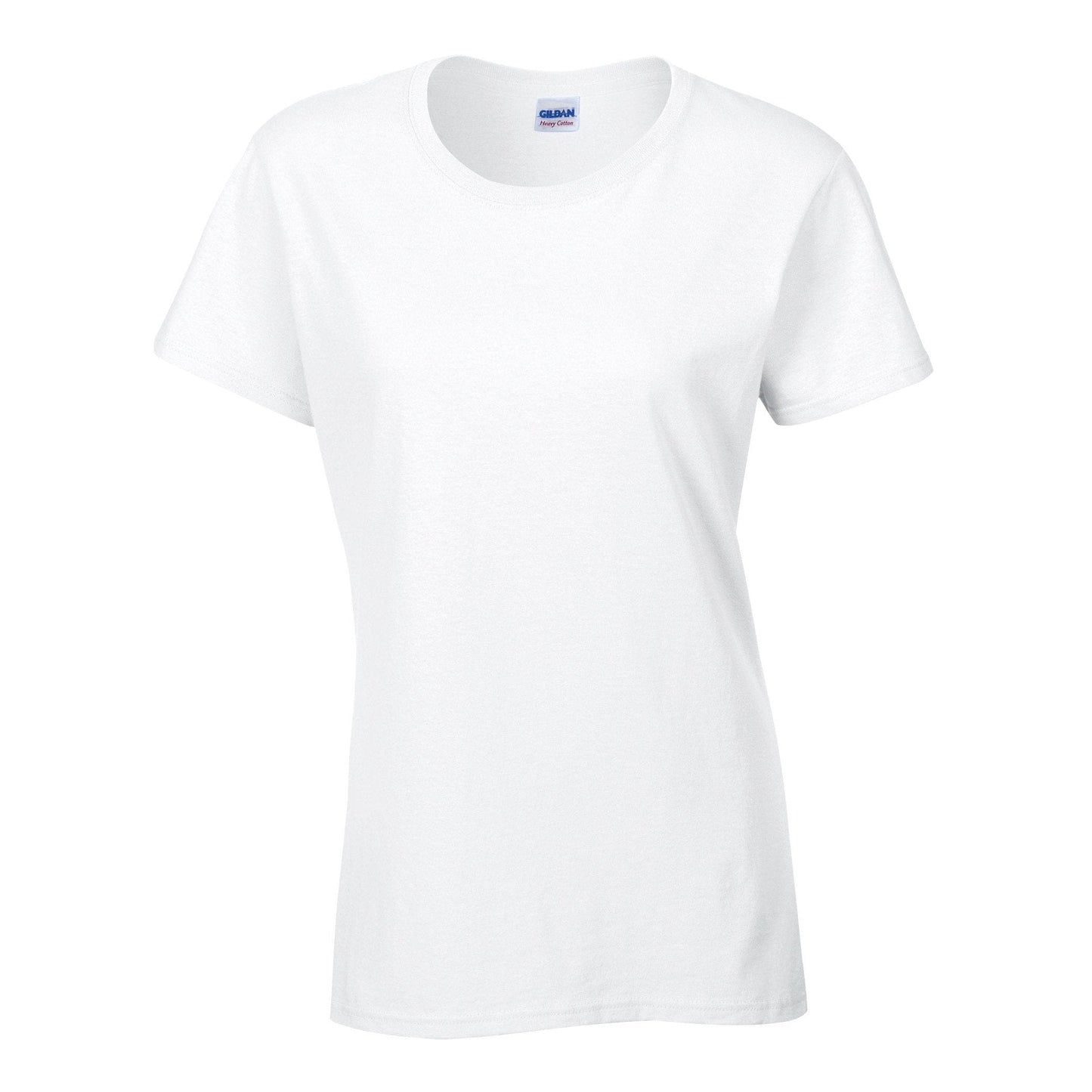 Gildan Heavy Cotton Women's T-Shirt Semi-Fitted Cap Sleeves Various Sizes