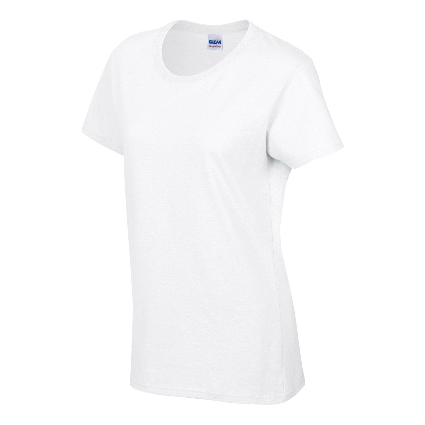 Gildan Heavy Cotton Women's T-Shirt Semi-Fitted Cap Sleeves Various Sizes