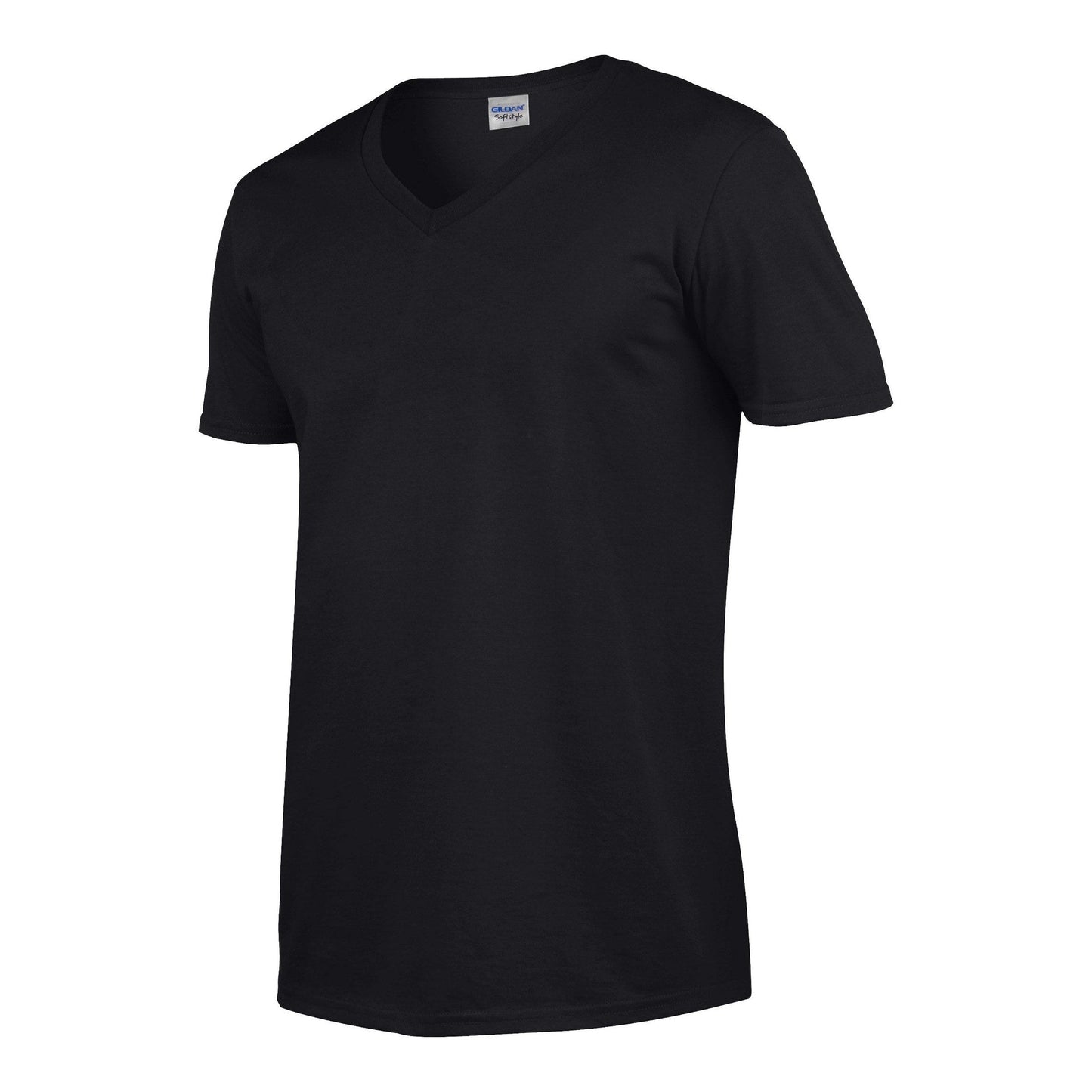 Gildan Softstyle V-Neck T-Shirt 100% Cotton Euro Fit Tearaway Label