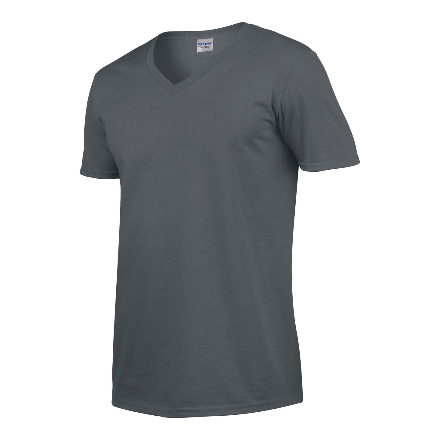 Gildan Softstyle V-Neck T-Shirt 100% Cotton Euro Fit Tearaway Label