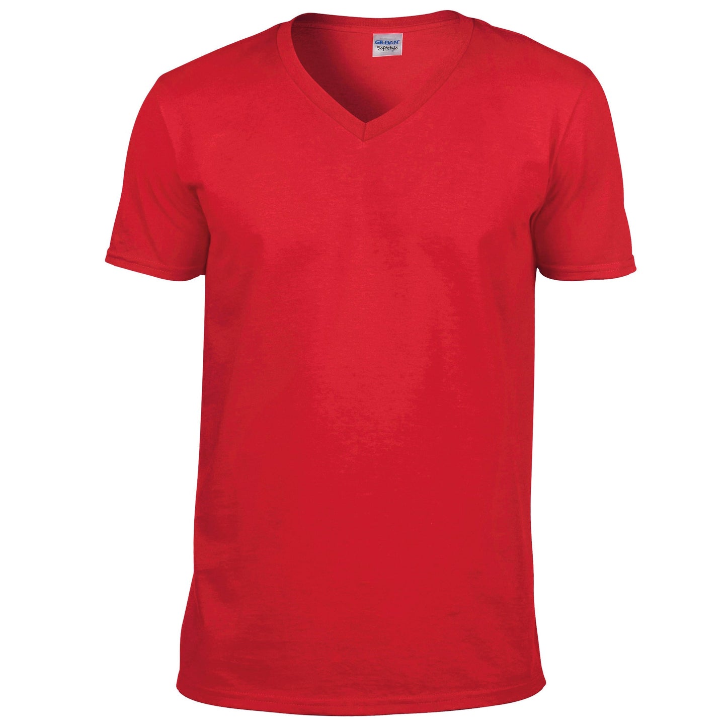 Gildan Softstyle V-Neck T-Shirt 100% Cotton Euro Fit Tearaway Label