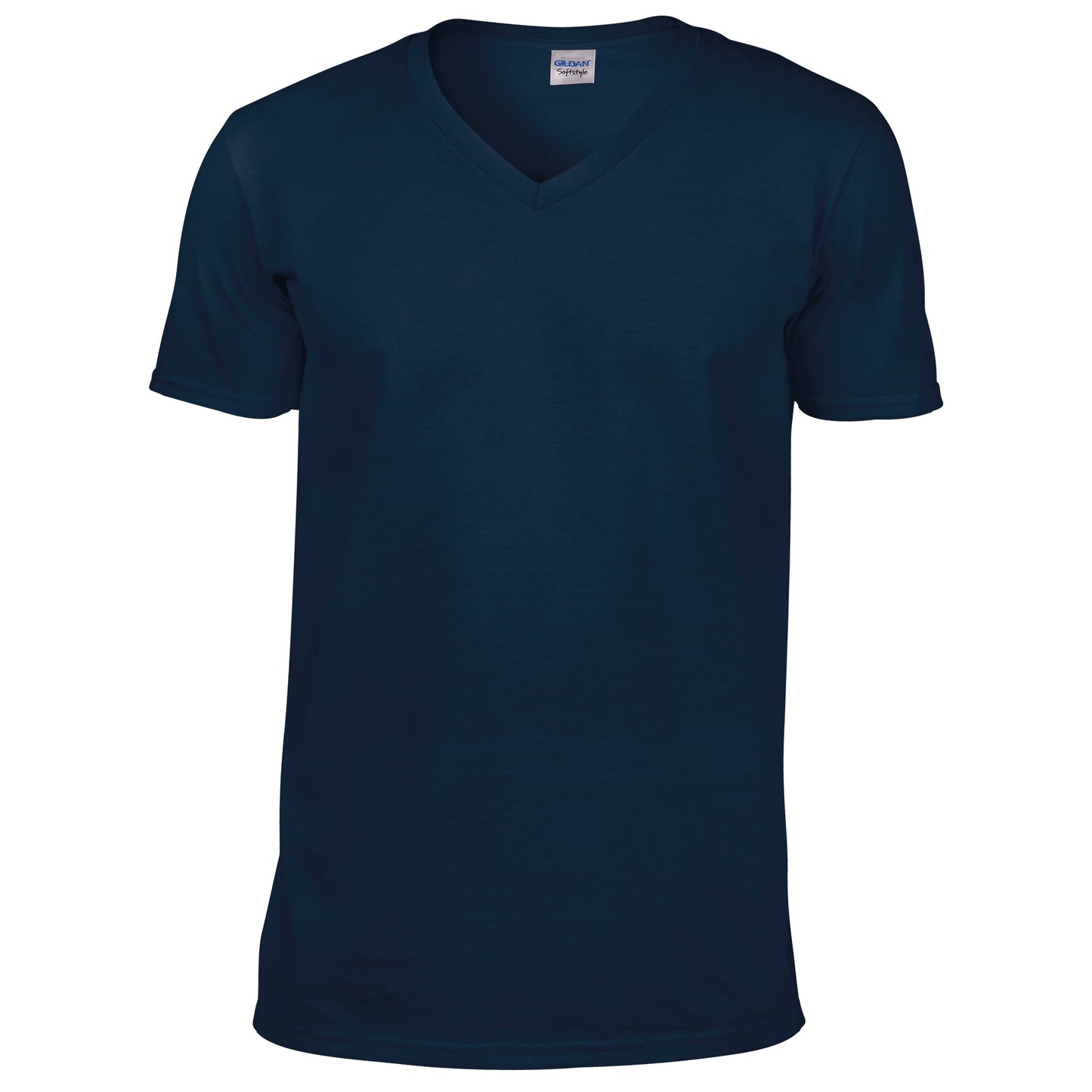 Gildan Softstyle V-Neck T-Shirt 100% Cotton Euro Fit Tearaway Label