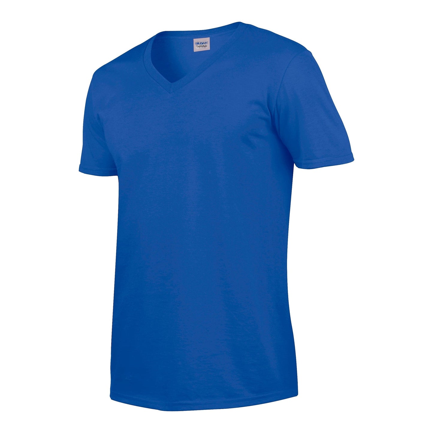 Gildan Softstyle V-Neck T-Shirt 100% Cotton Euro Fit Tearaway Label