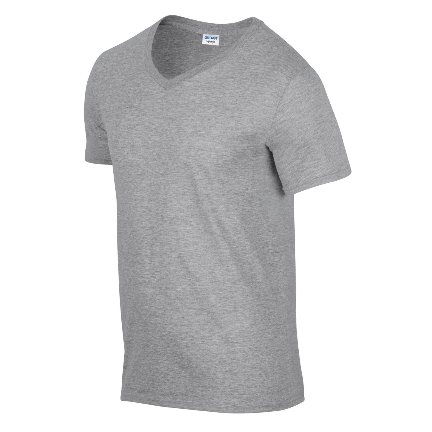 Gildan Softstyle V-Neck T-Shirt 100% Cotton Euro Fit Tearaway Label