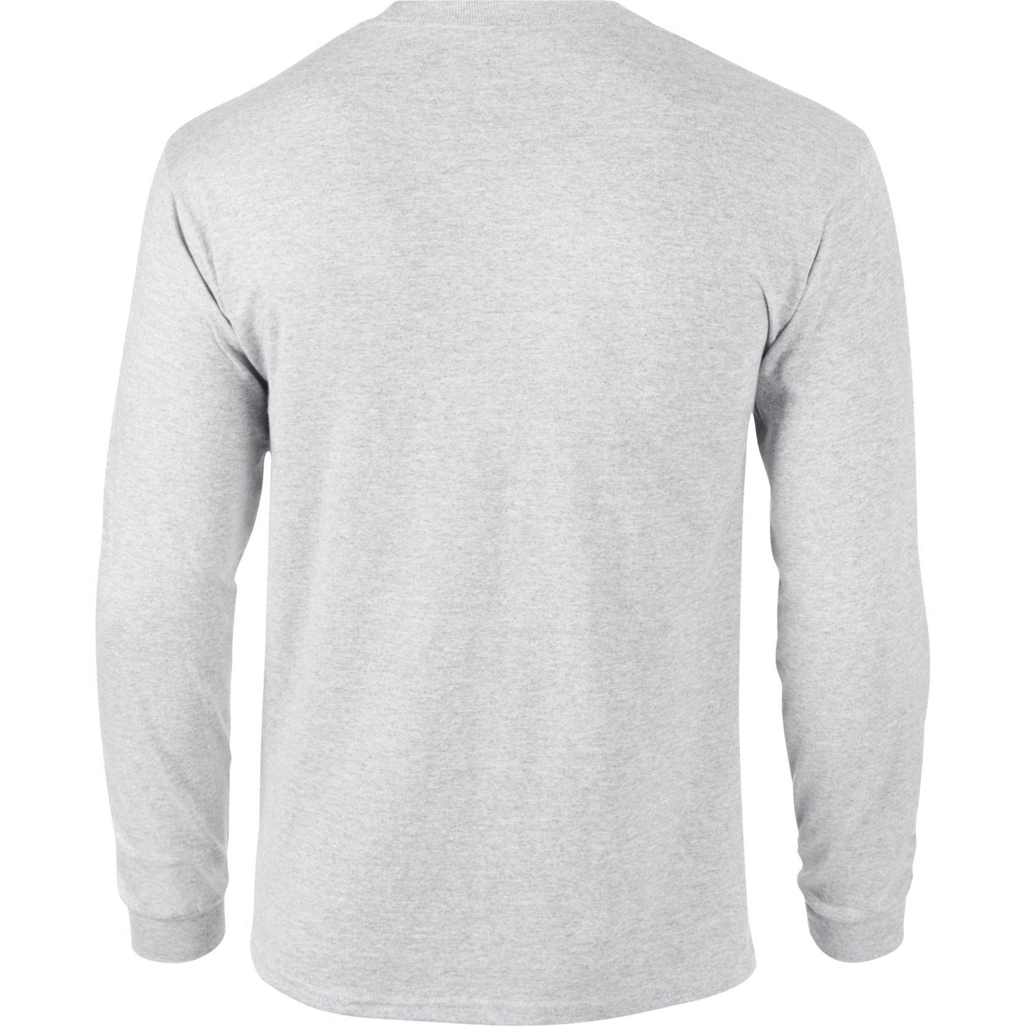 Gildan Ultra Cotton Long Sleeve T-Shirt Ash 100% Cotton Classic Fit S-3XL