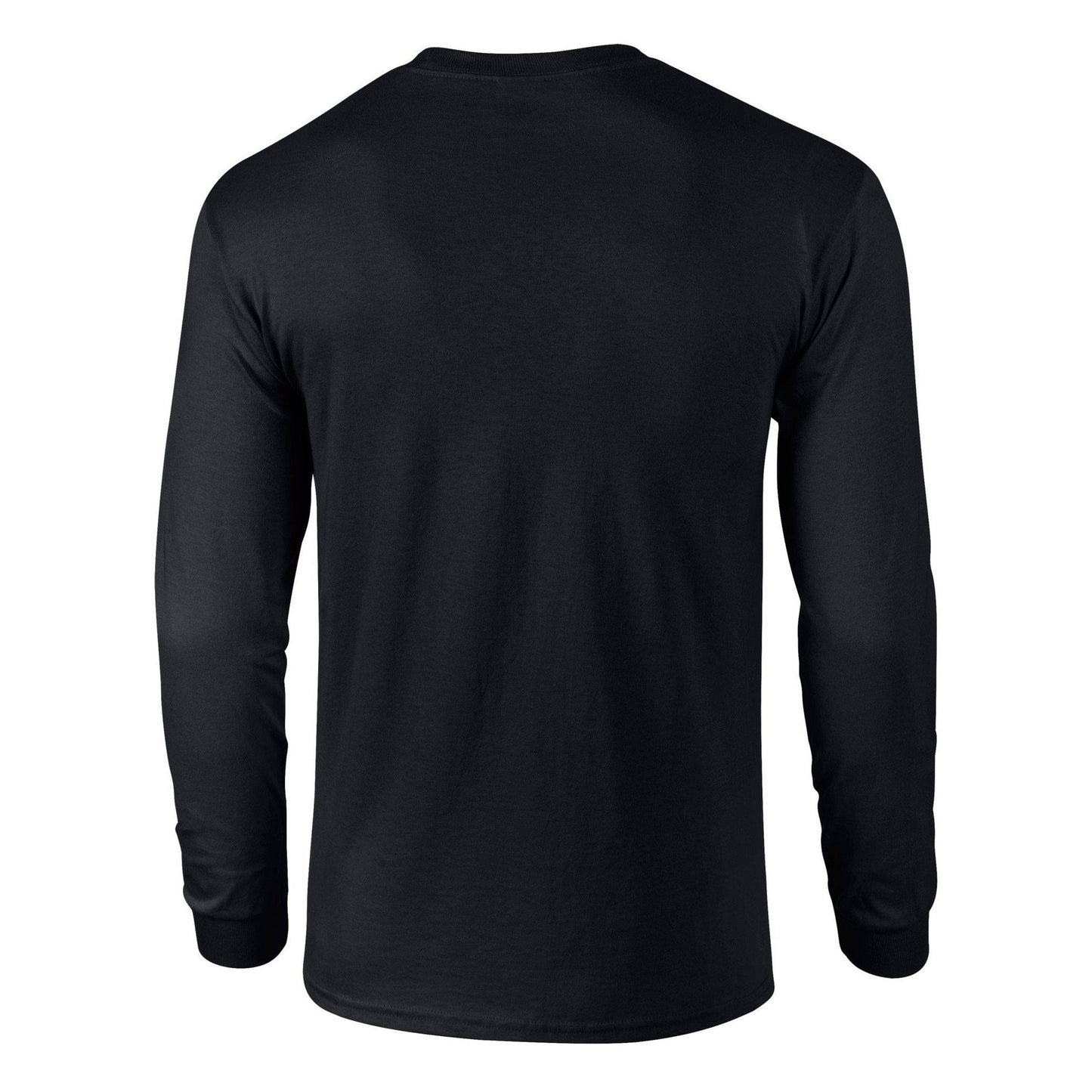 Gildan Ultra Cotton Long Sleeve T-Shirt Black 100% Cotton Classic Fit S-5XL