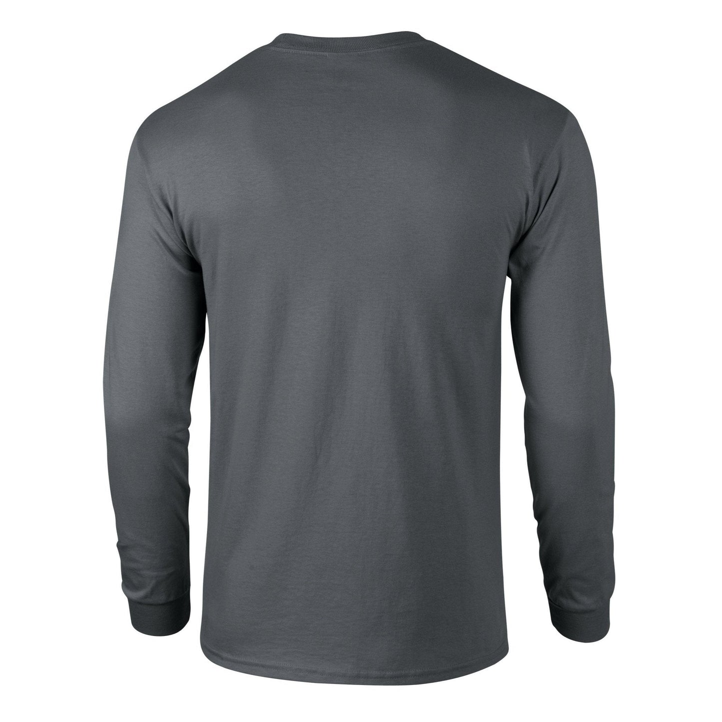 Gildan Ultra Cotton Long Sleeve T-Shirt Charcoal 100% Cotton Classic Fit