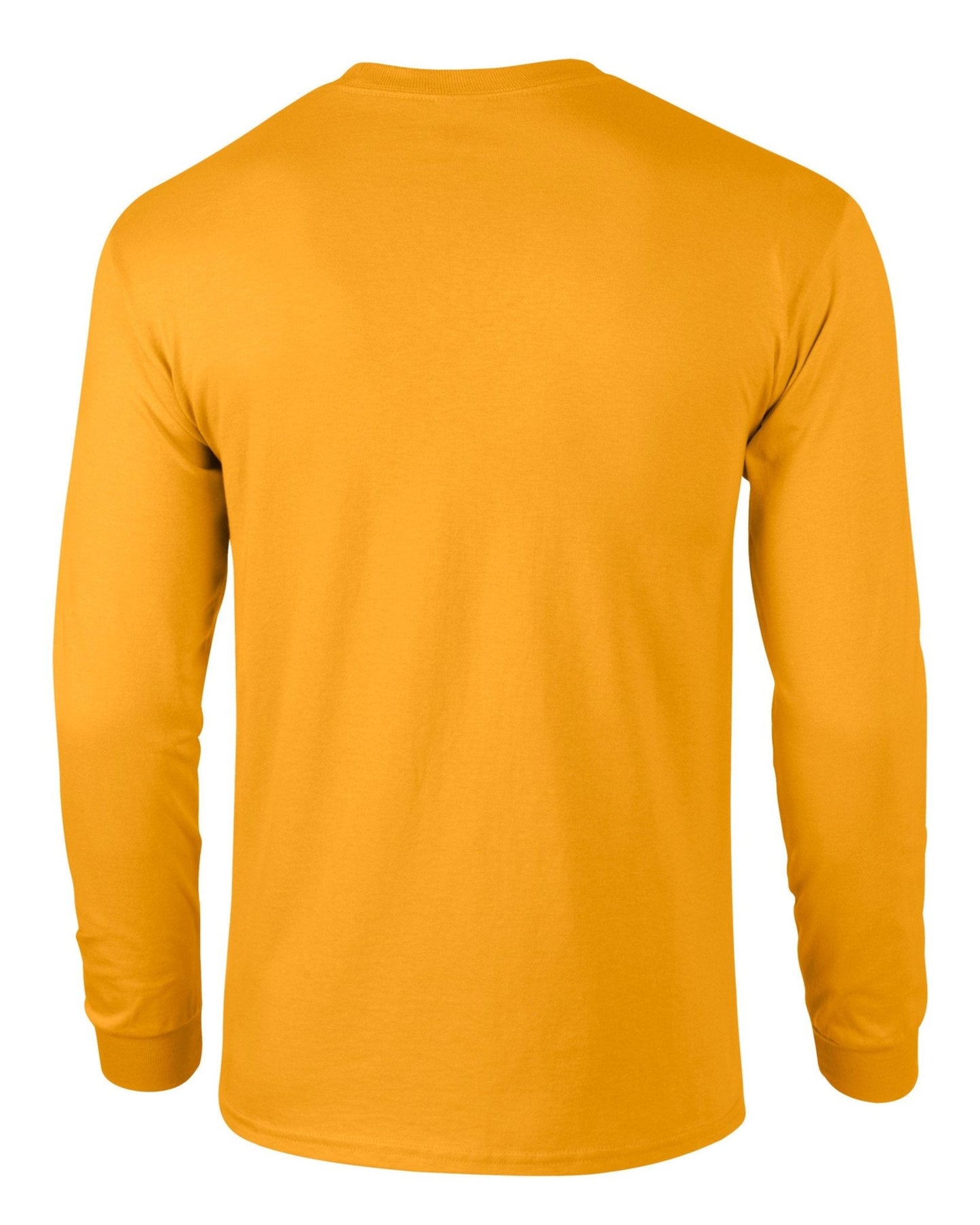 Gildan Ultra Cotton Long Sleeve T-Shirt Gold 100% Cotton Classic Fit S-3XL