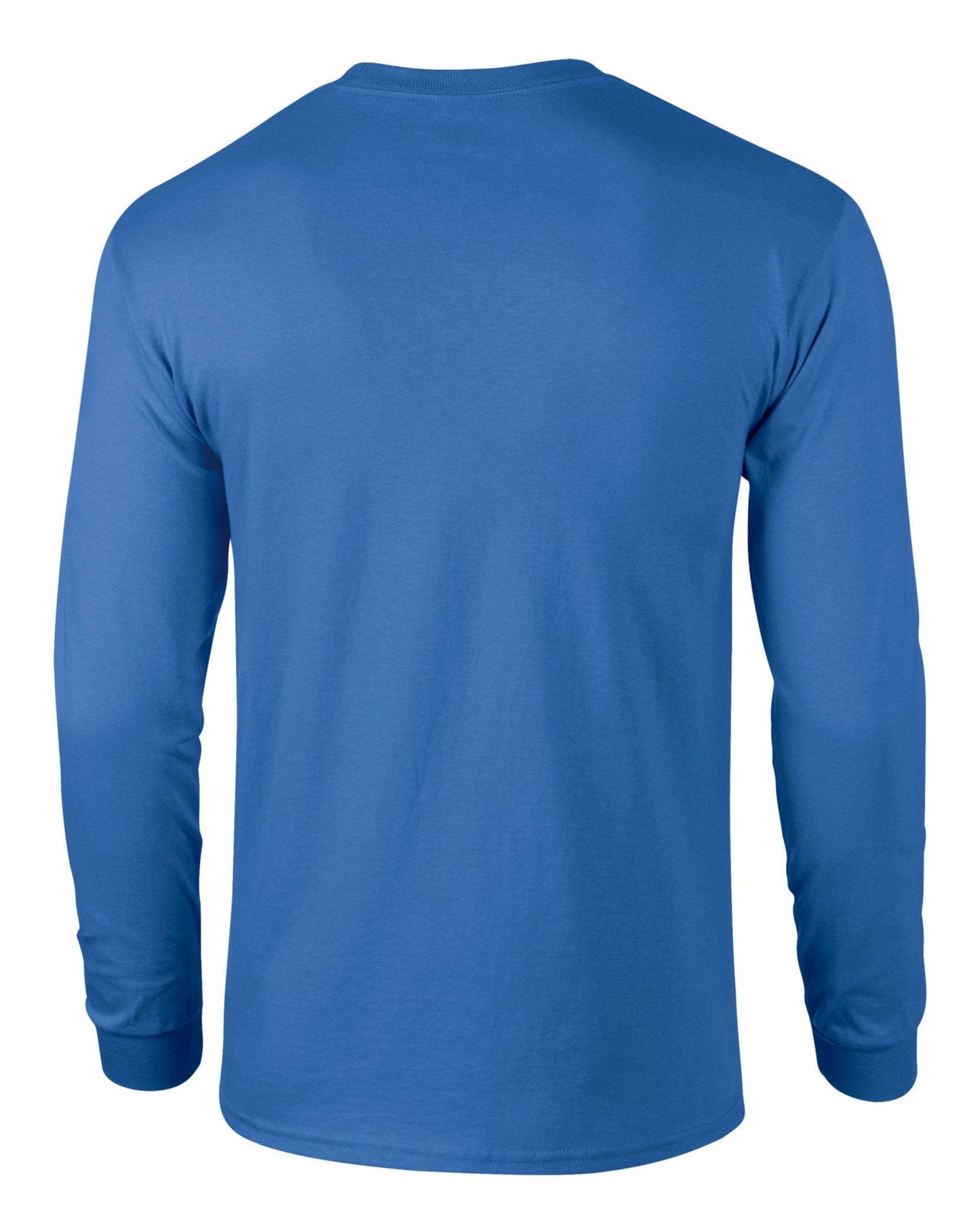 Gildan Ultra Cotton Long Sleeve T-Shirt Royal 100% Cotton Classic Fit S-5XL