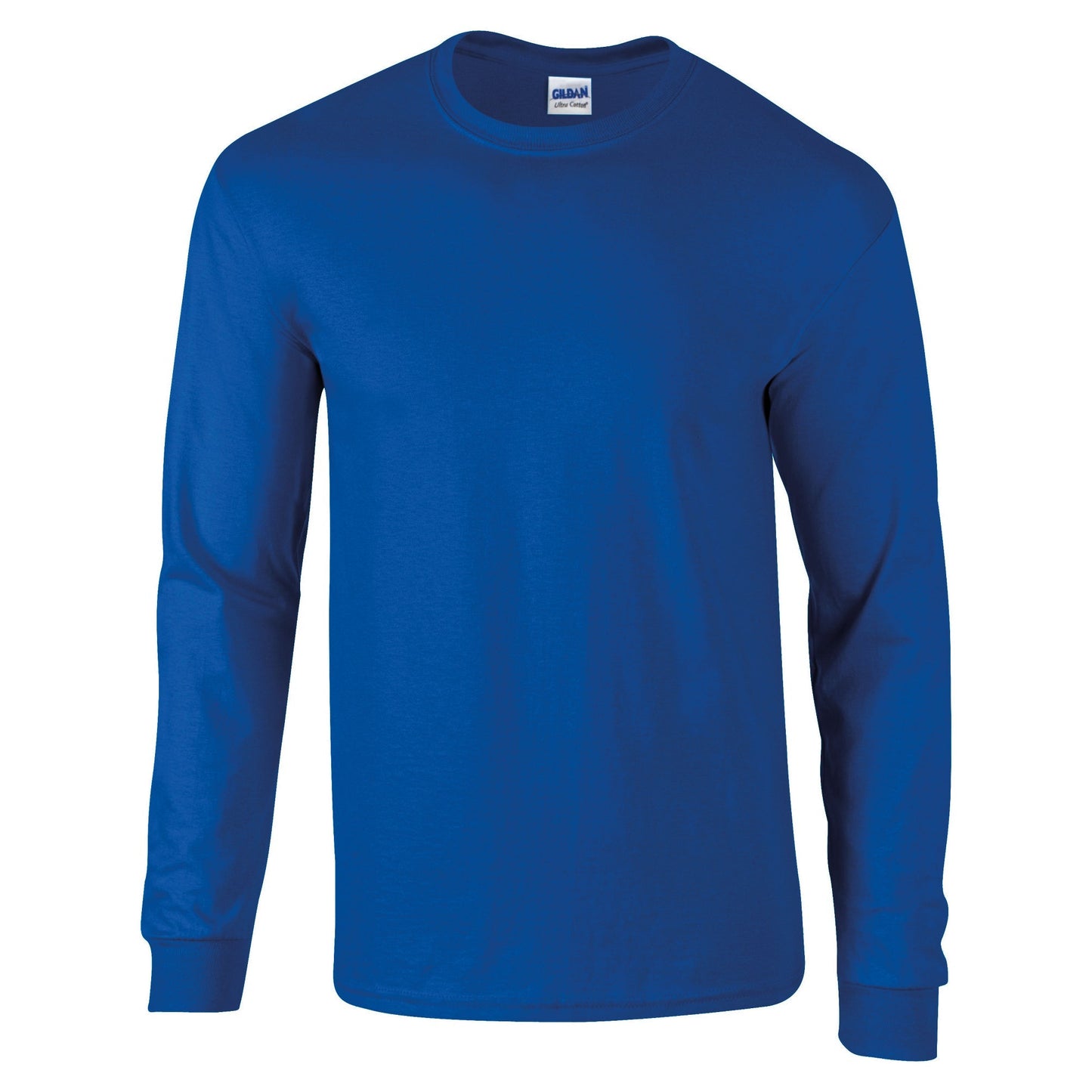 Gildan Ultra Cotton Long Sleeve T-Shirt Royal 100% Cotton Classic Fit S-5XL