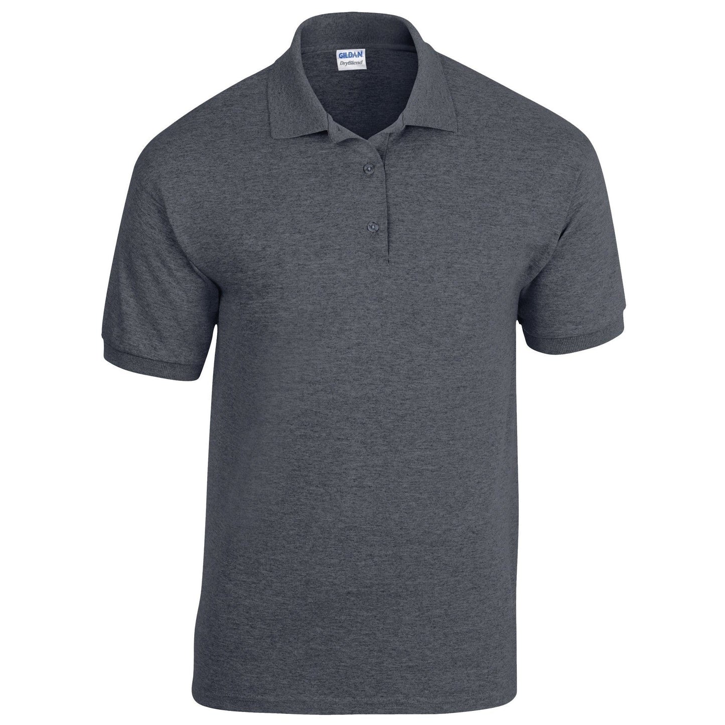 Gildan Dryblend Jersey Knit Polo Shirt Moisture-Wicking Soft Cotton Blend