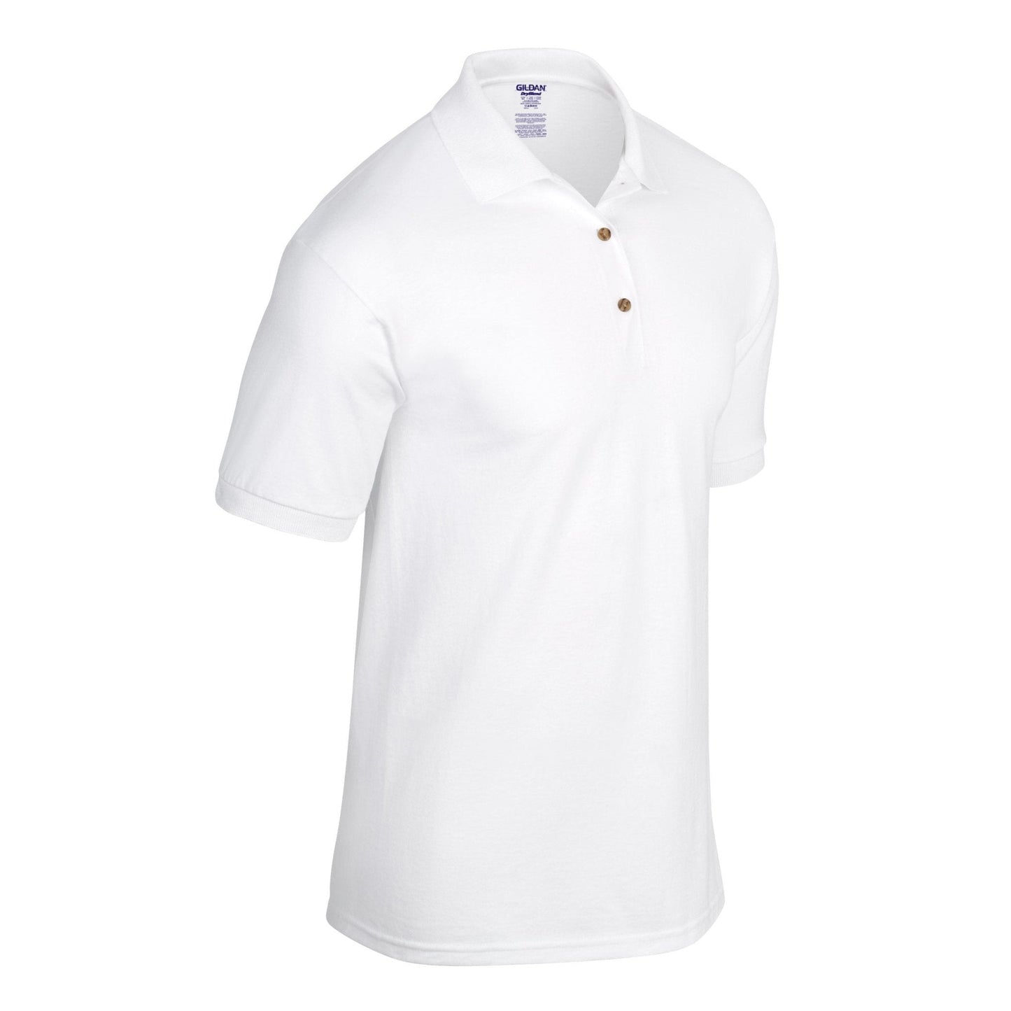 Gildan Dryblend Jersey Knit Polo Shirt Moisture-Wicking Soft Cotton Blend